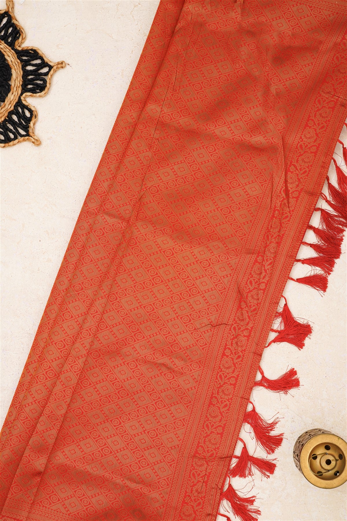 Ikat Silk Navy Blue Saree