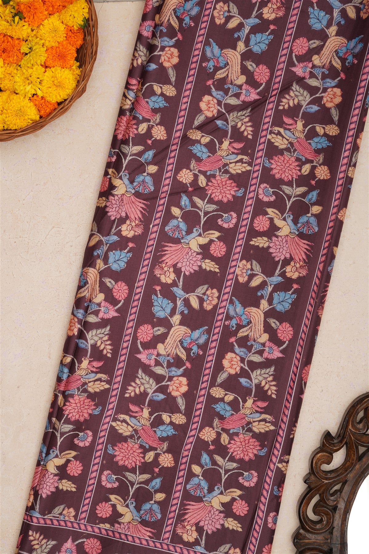 Fancy Silk Light Grey Saree