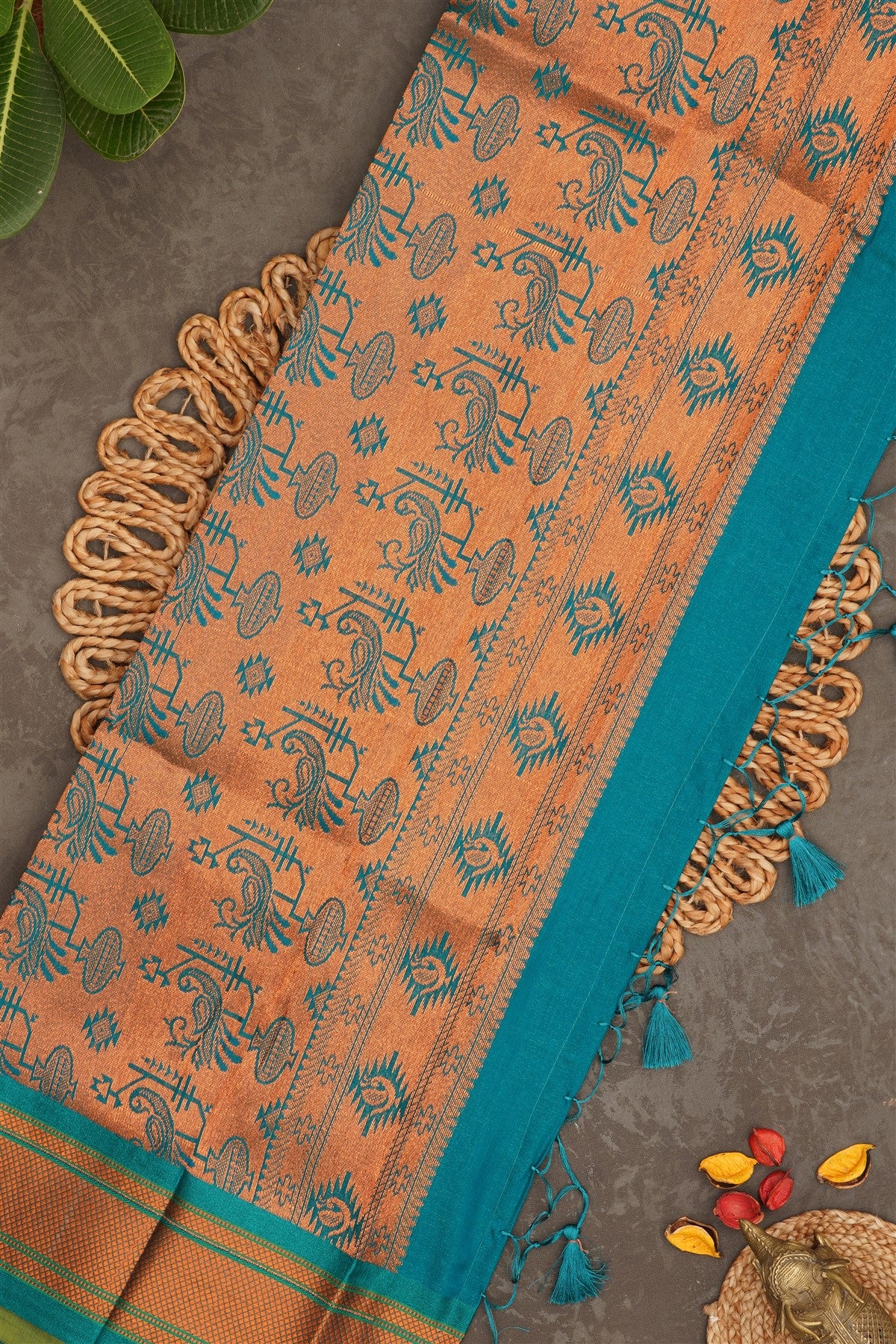 Narayanapet Silk Royal Blue Saree