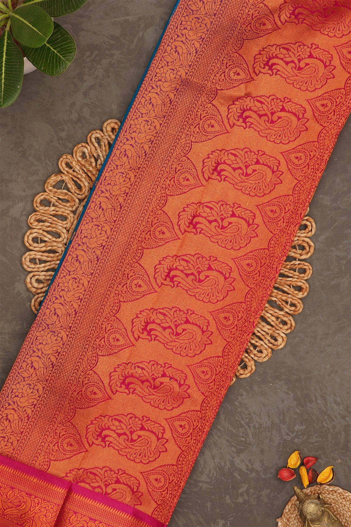 Narayanapet Silk Blue Saree