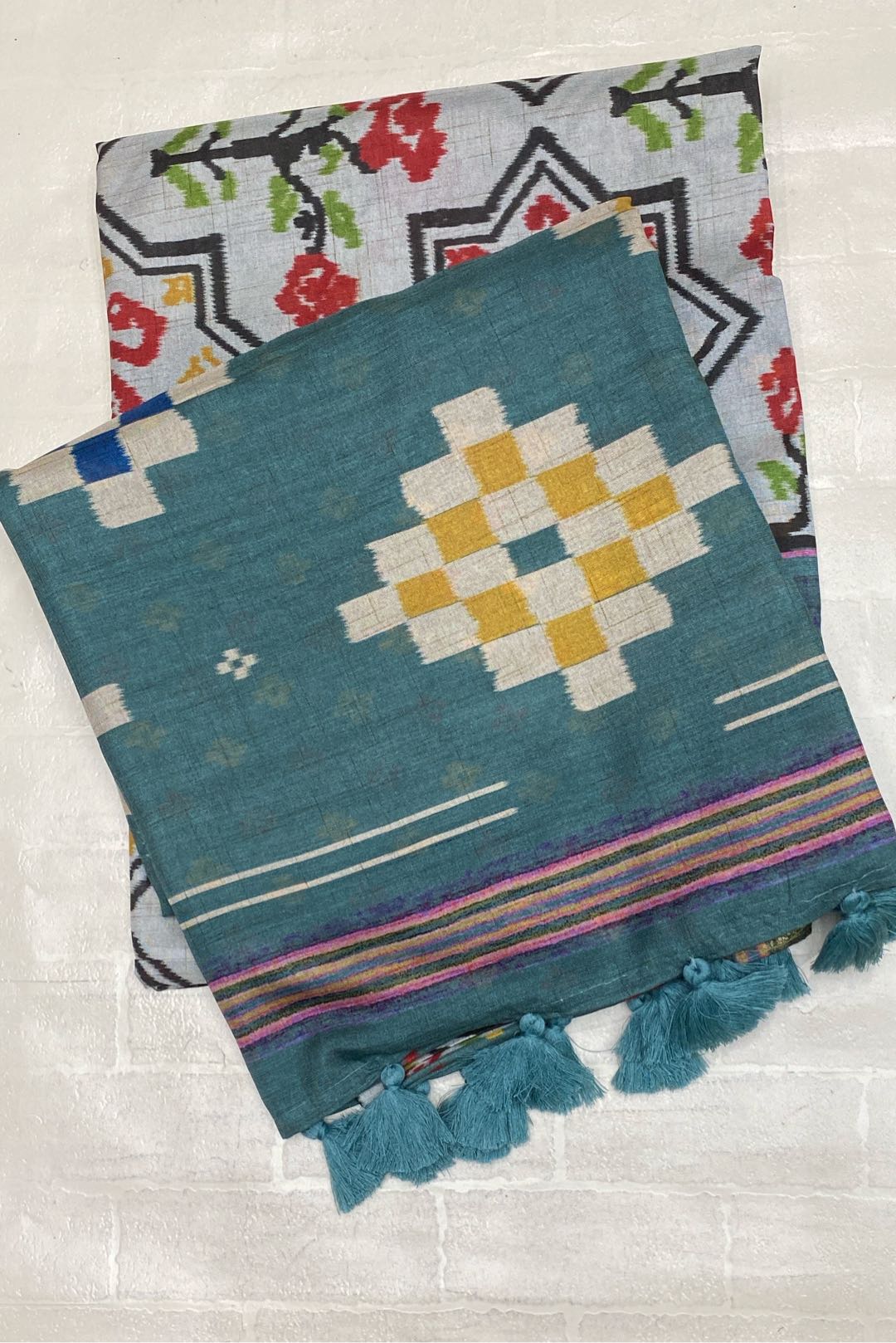 Bhagalpur Tussar Silk Light Grey Saree