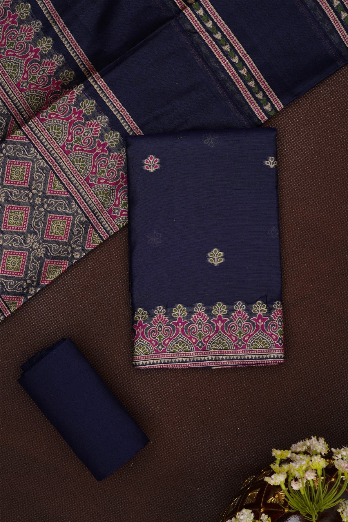 Raw Silk DressMaterial