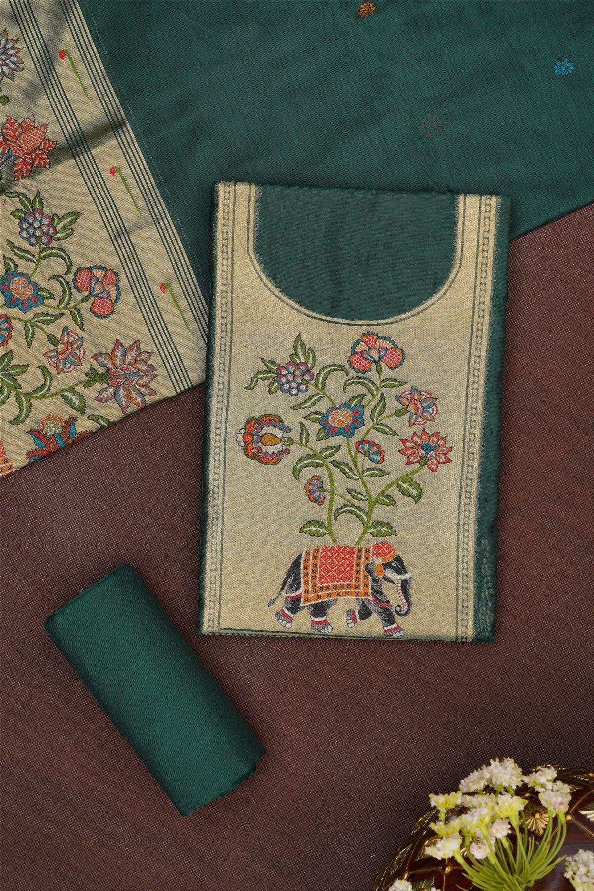 Chanderi Dressmaterial