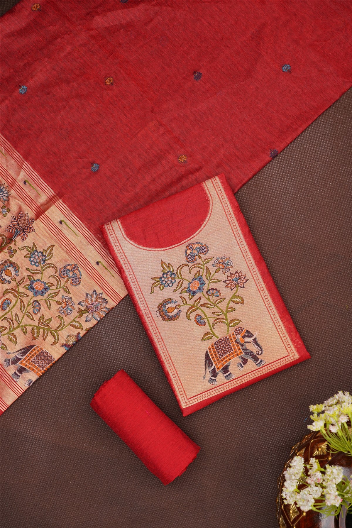 Chanderi Dressmaterial