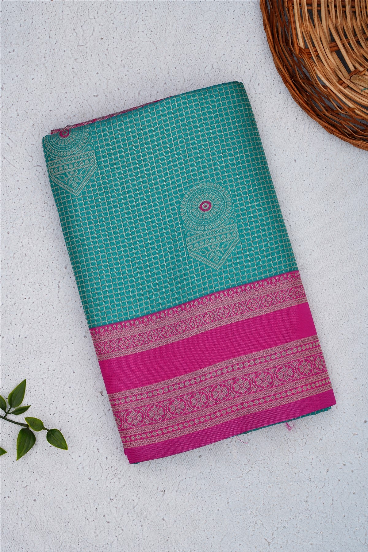 Banarasi Soft Silk Teal Saree
