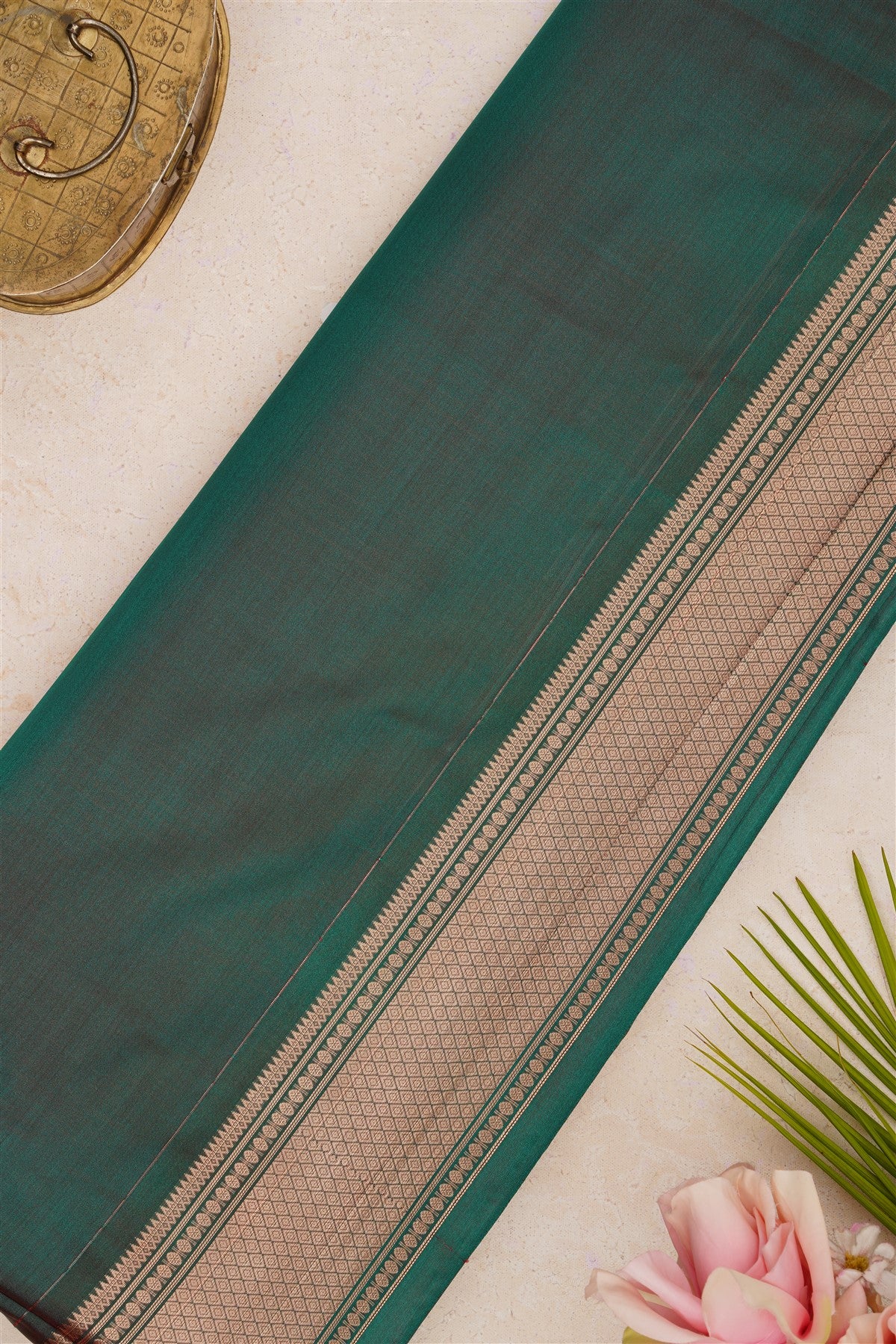 Semi Pattu Silk Blend Light Mustard Saree