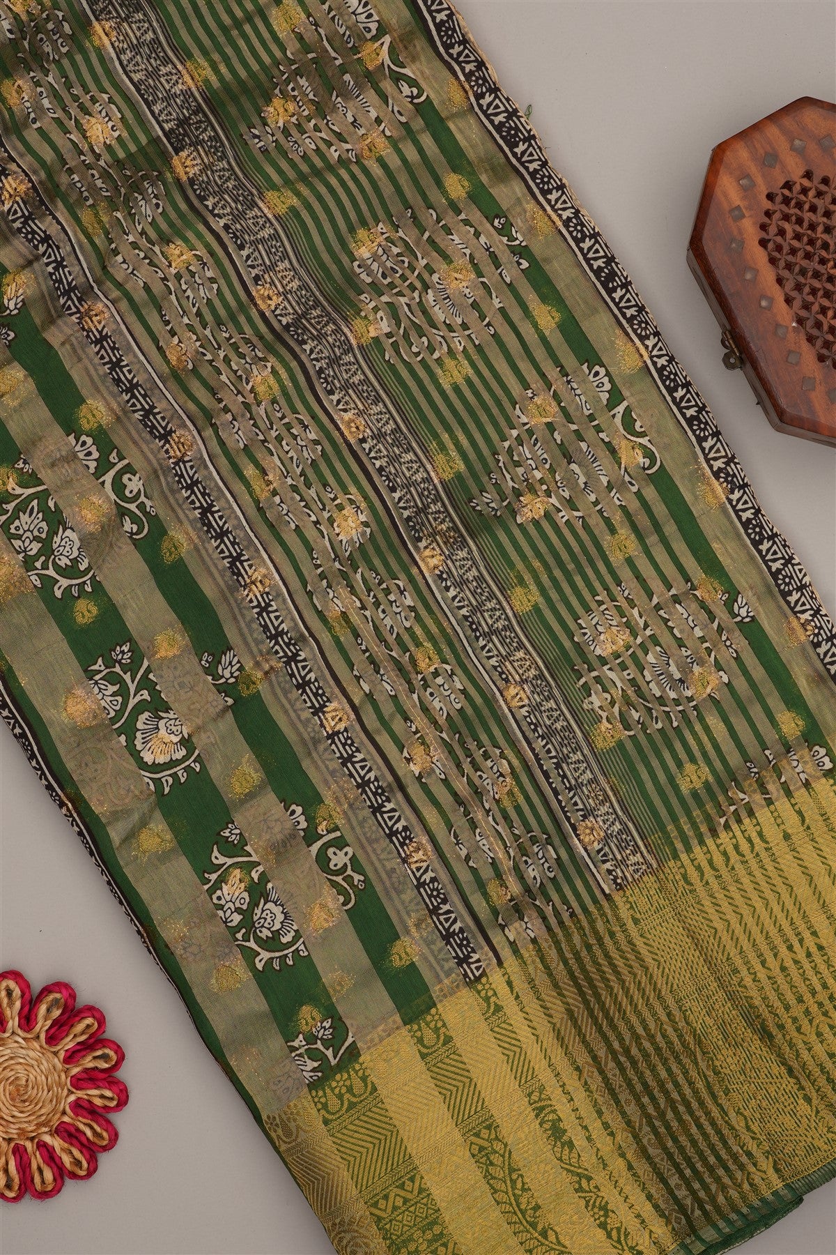 Fancy Modal Silk Kalamkari Print Maroon Saree