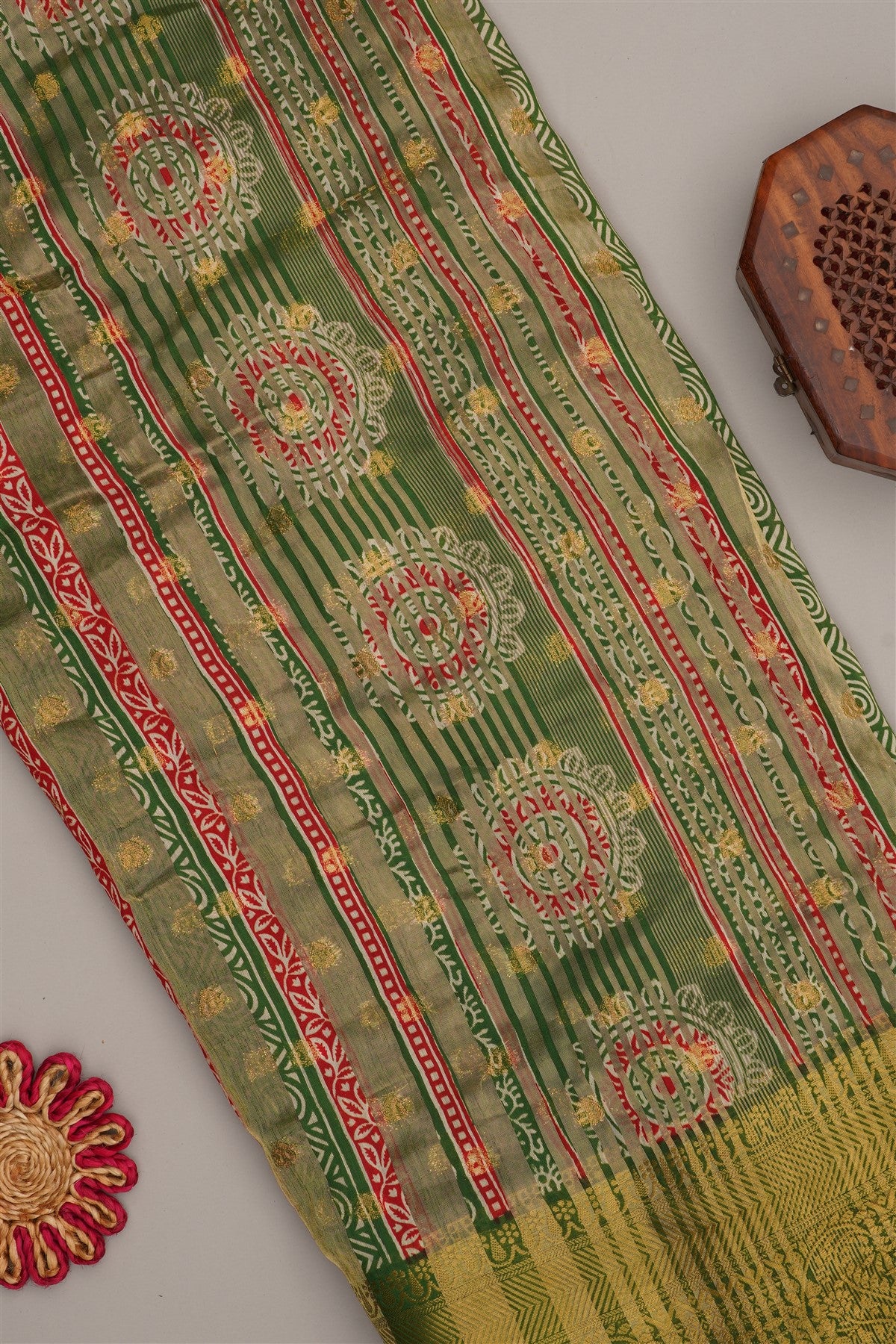 Fancy Modal Silk Kalamkari Print Maroon Saree