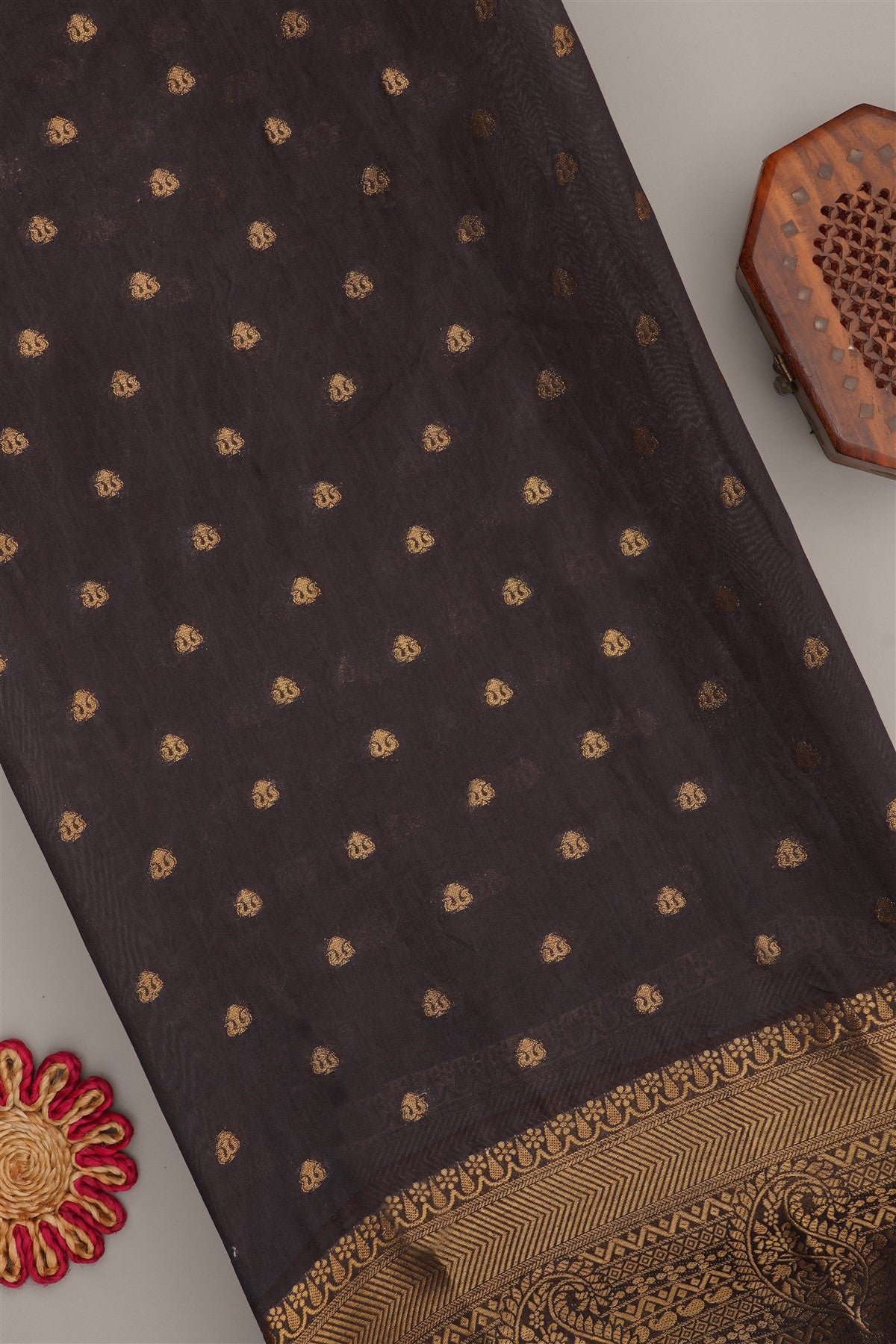 Fancy Modal Silk Kalamkari Print Maroon Saree