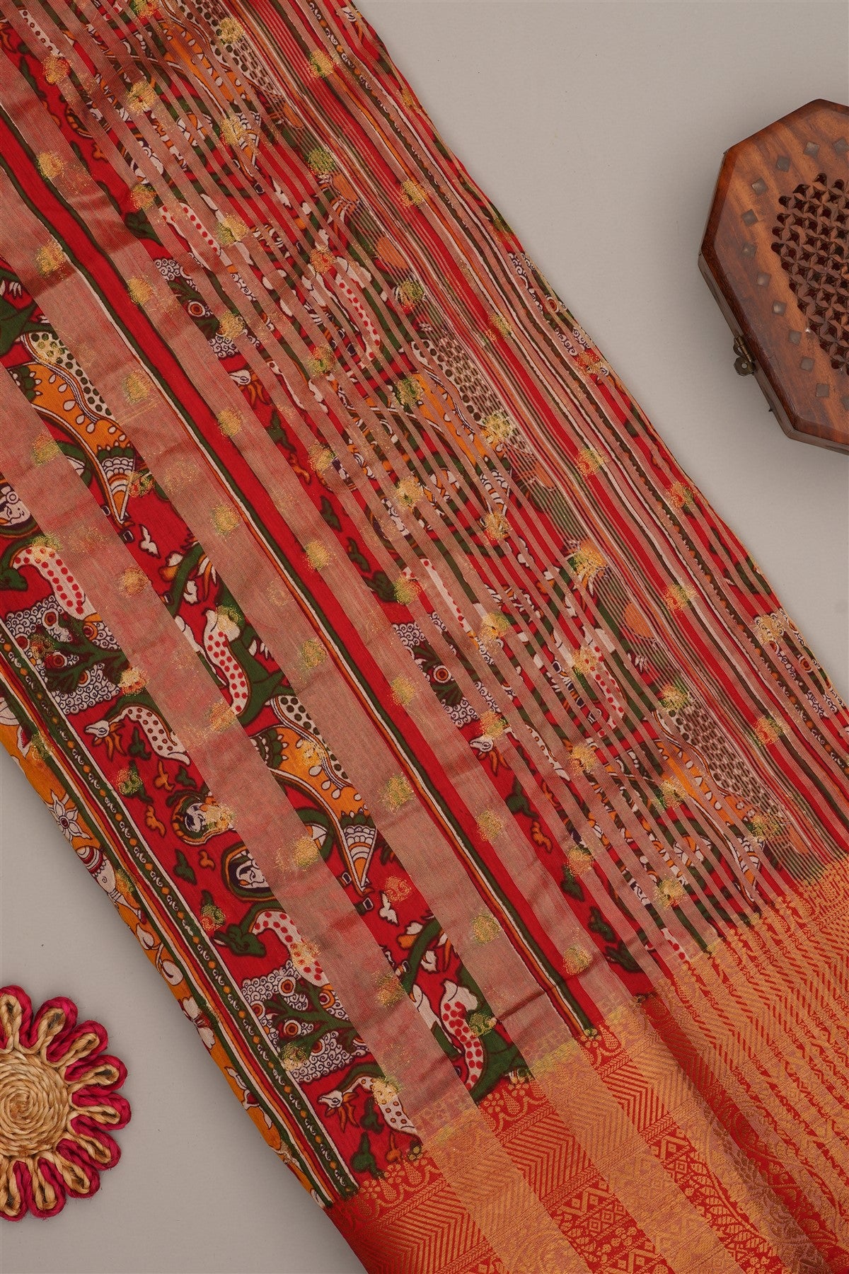 Fancy Modal Silk Mustard Saree