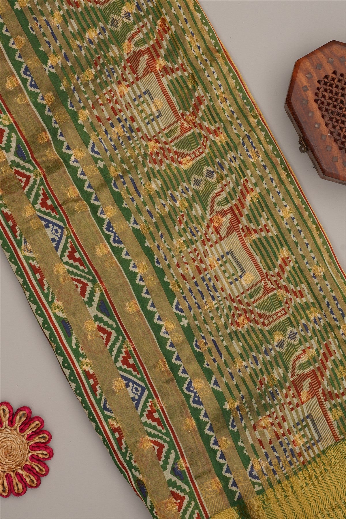 Fancy Modal Silk Kalamkari Print Maroon Saree