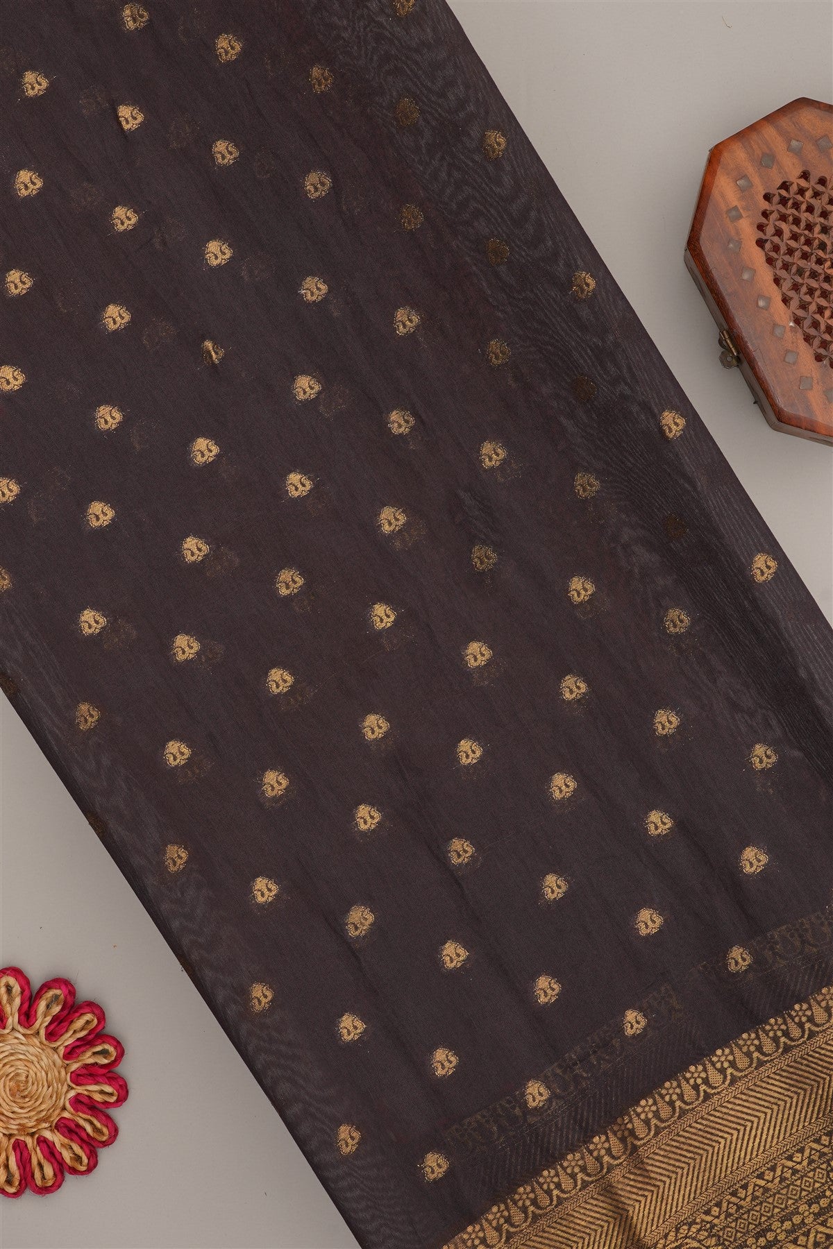 Fancy Modal Silk Kalamkari Print Maroon Saree