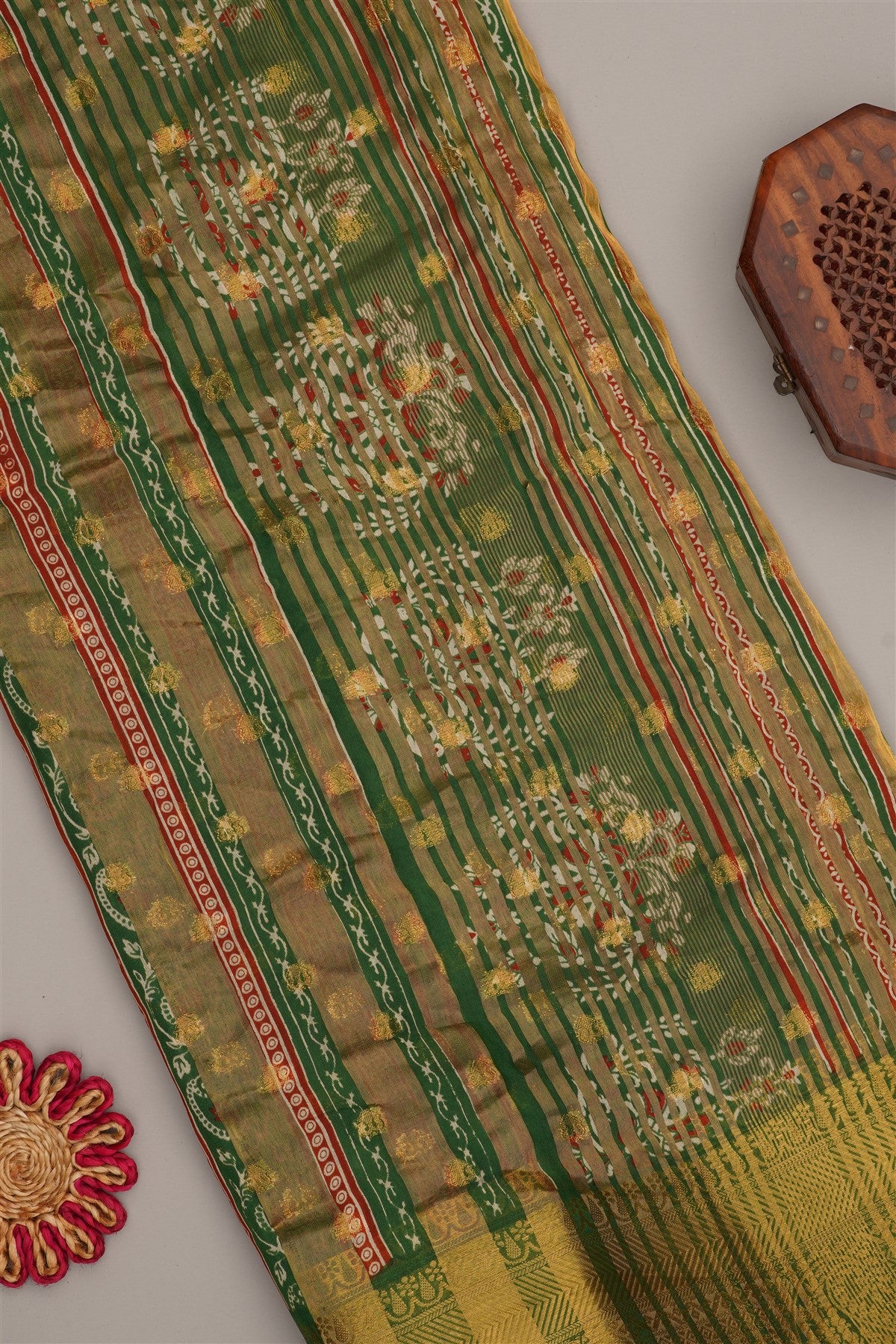 Fancy Modal Silk Kalamkari Print Maroon Saree