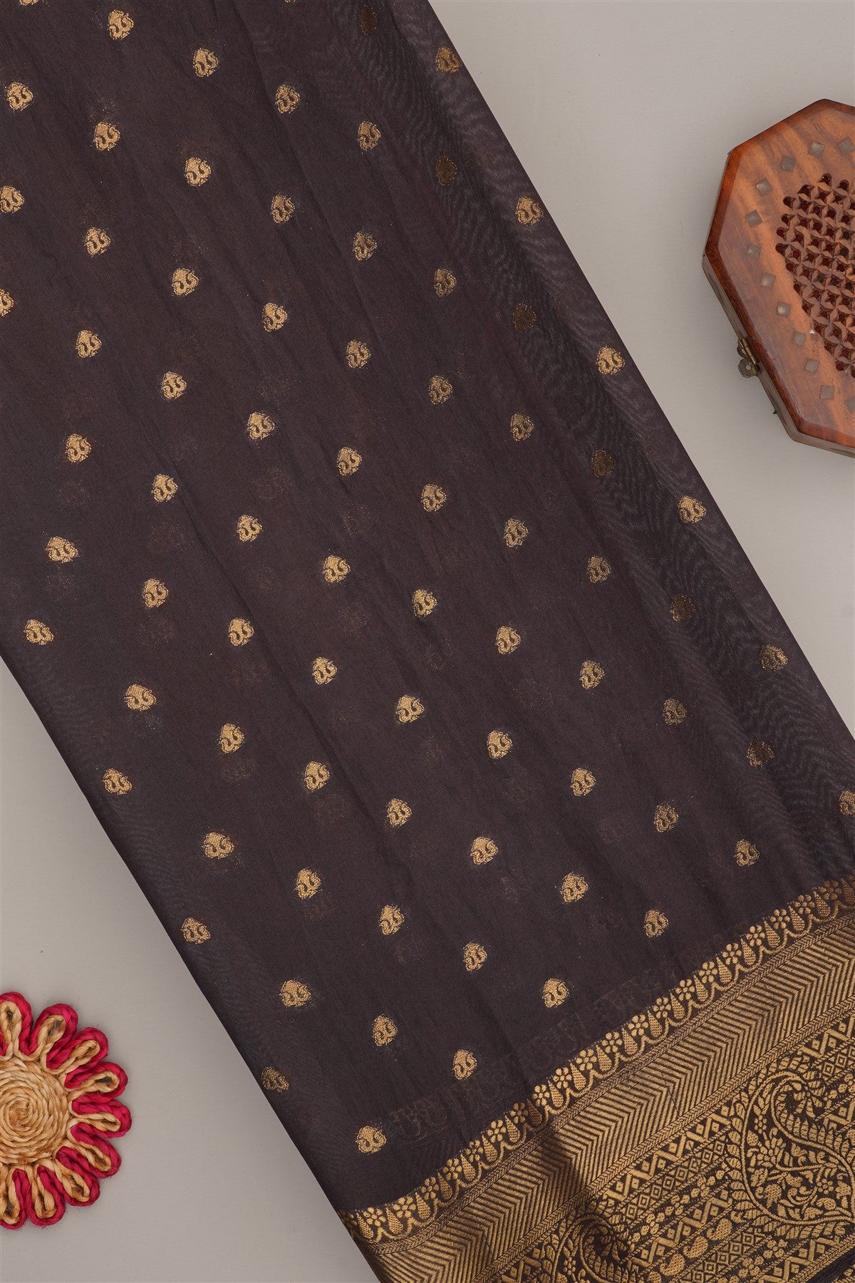 Fancy Modal Silk Kalamkari Print Maroon Saree