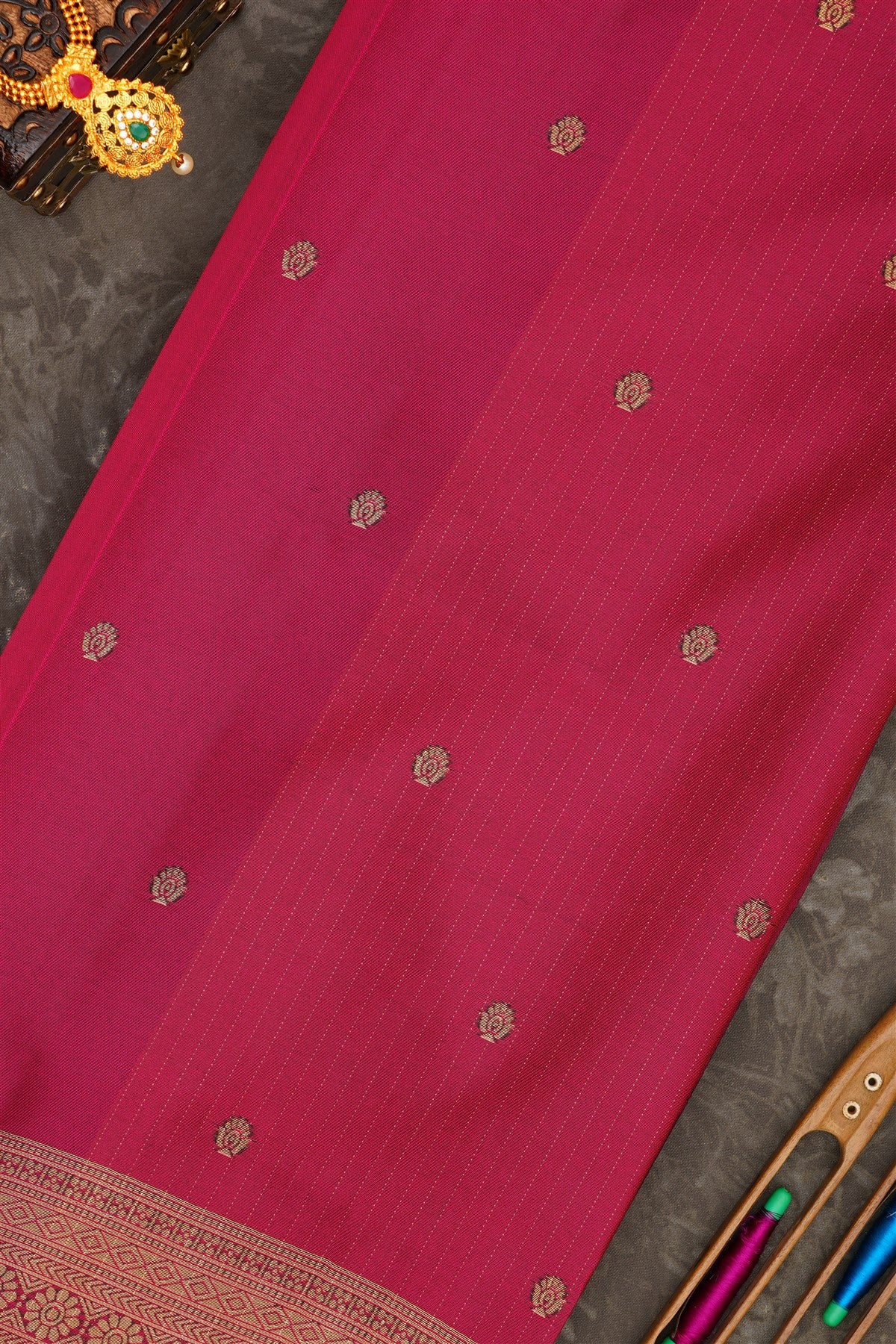 Banarasi Soft Silk Pink Saree