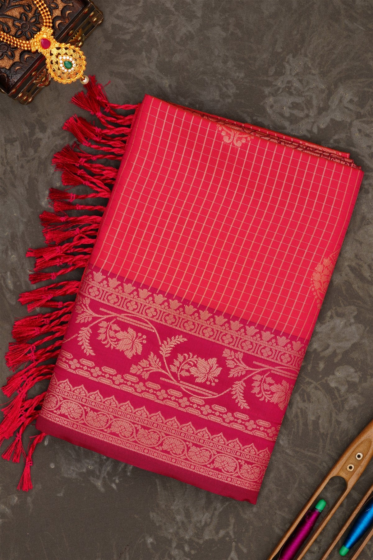 Banarasi Soft Silk Pink Saree