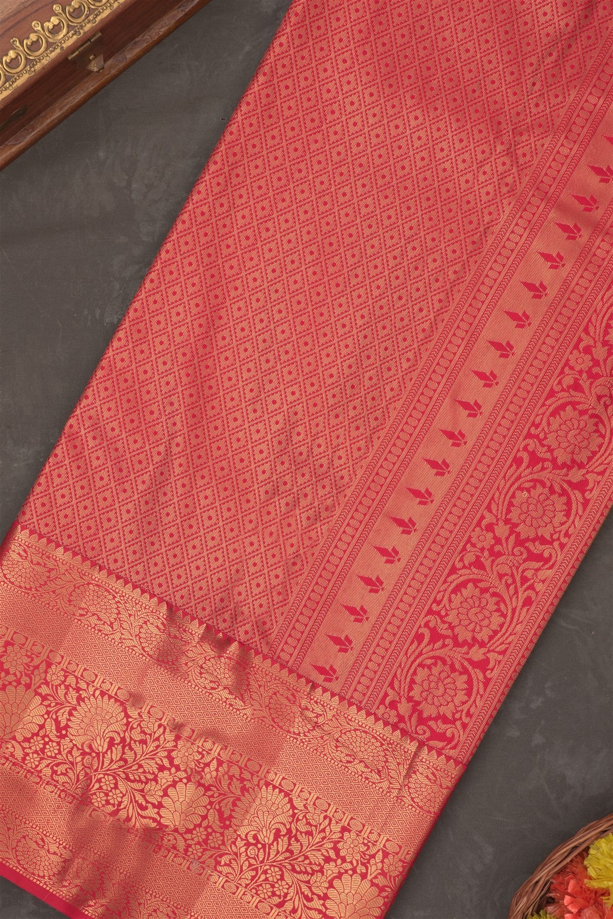 Kanchipuram Silk Light Green Saree