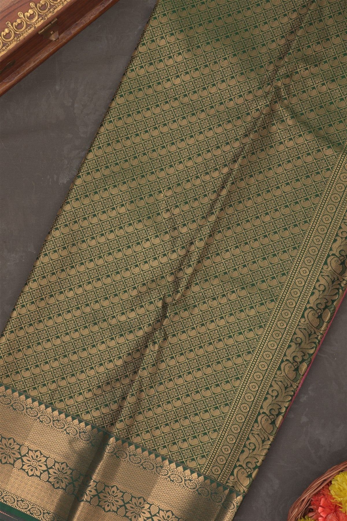 Kanchipuram Silk Light Pink Saree