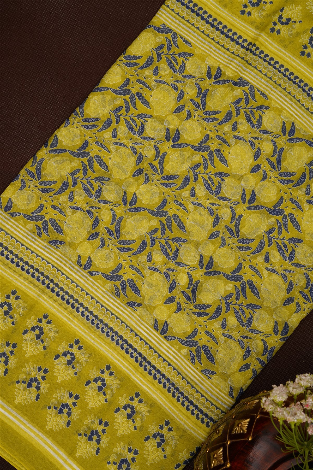 Printed Cotton Light Green DressMaterial