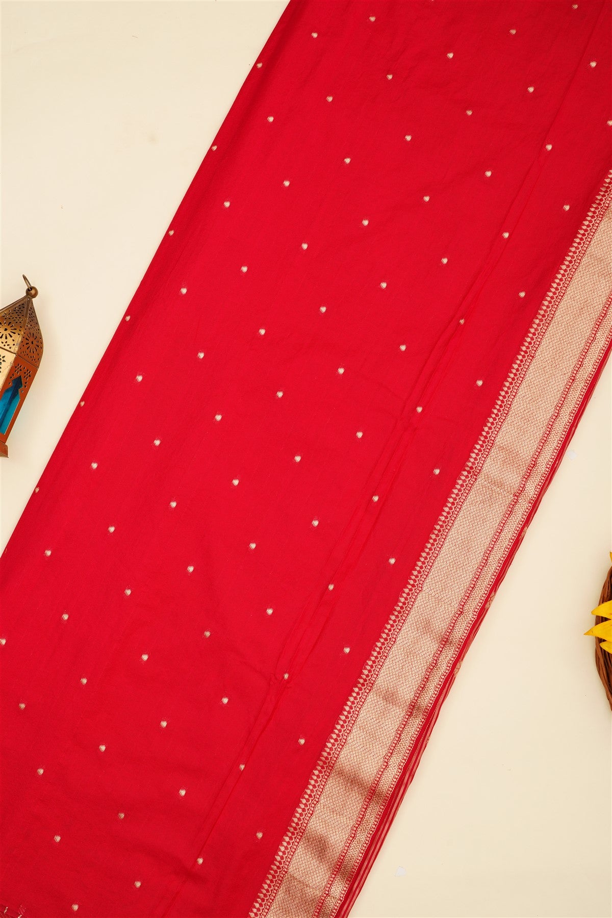 Banarasi Silk Blend Dark Pink Saree