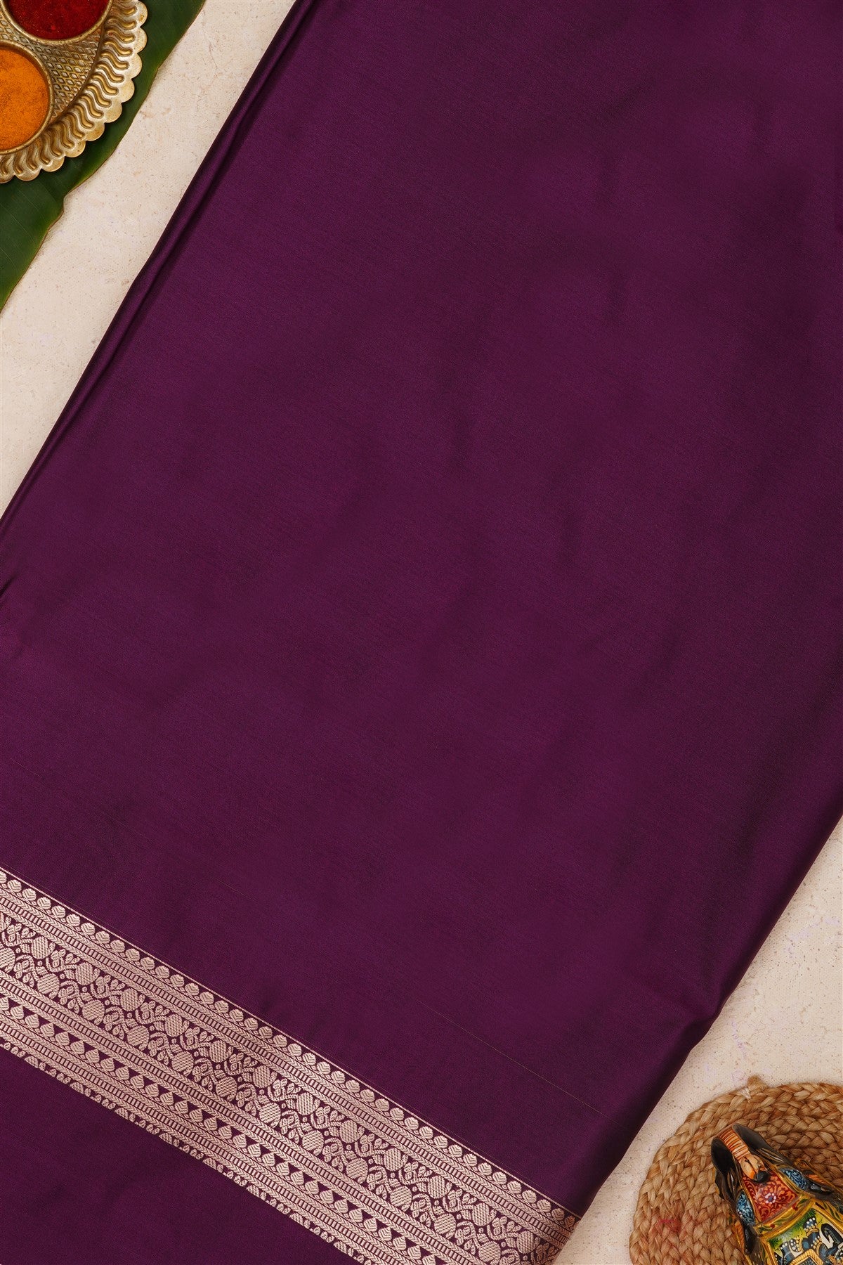 Fancy Vintage Soft Silk Light Olive Green Saree