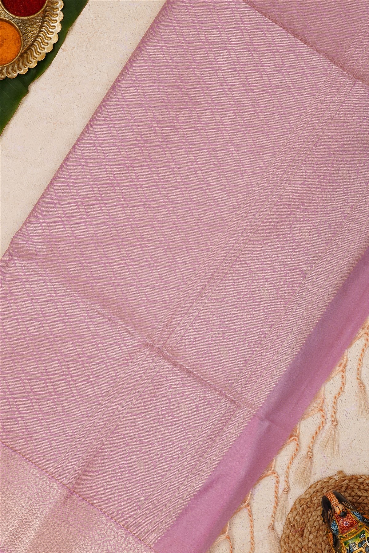 Fancy Vintage Soft Silk Green Saree