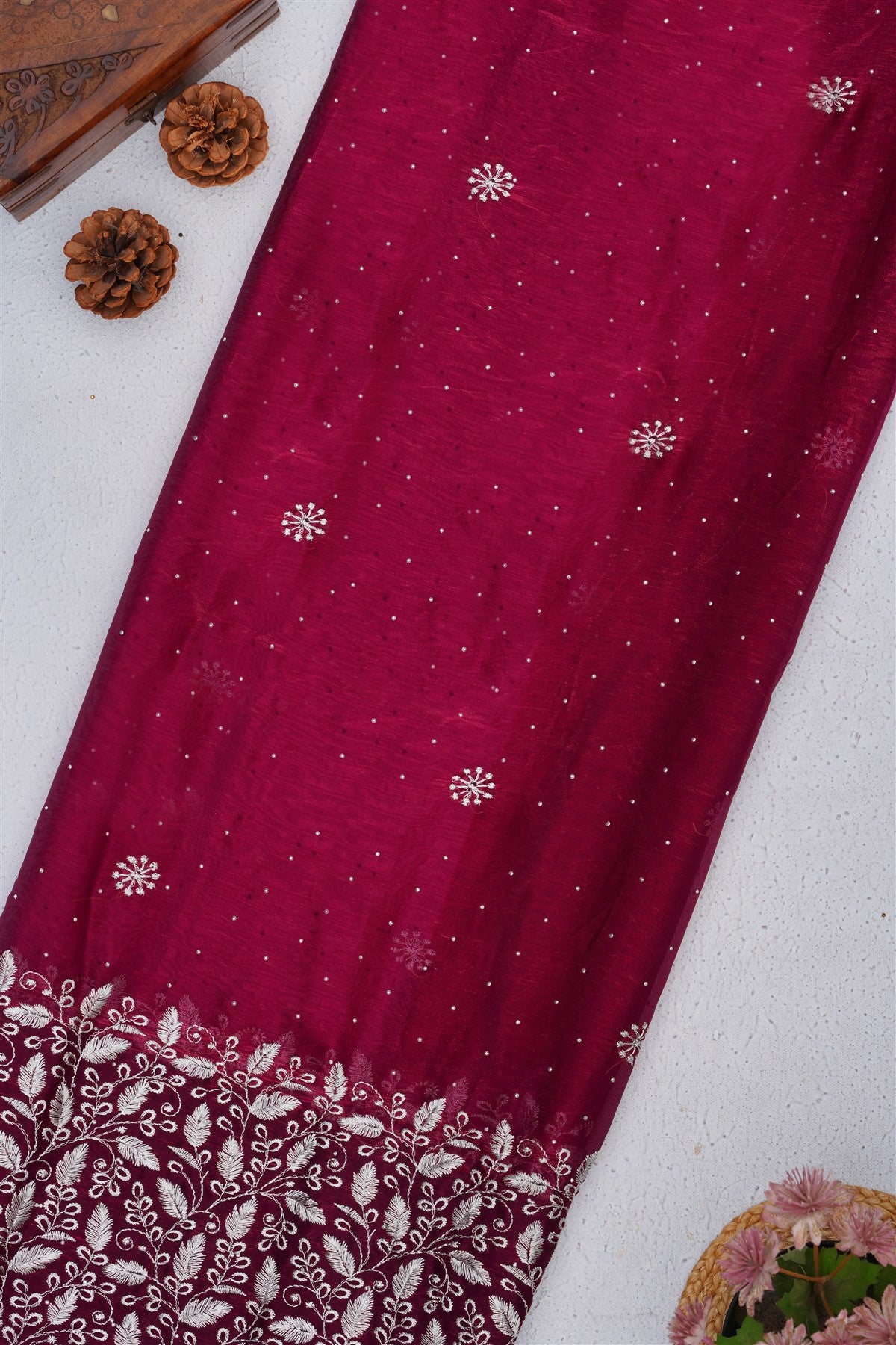 Fancy Frendy Chiffon Purple Saree