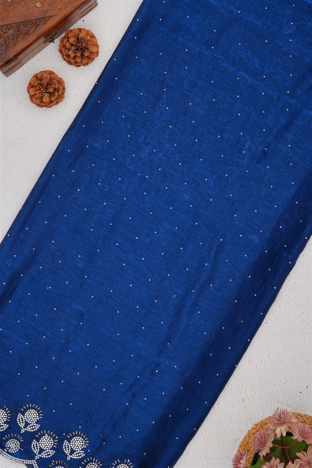 Fancy Frendy Chiffon Dark Purple Saree