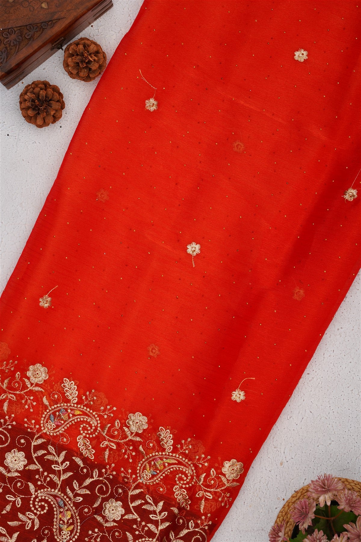 Fancy Frendy Chiffon Mehendi Green Saree