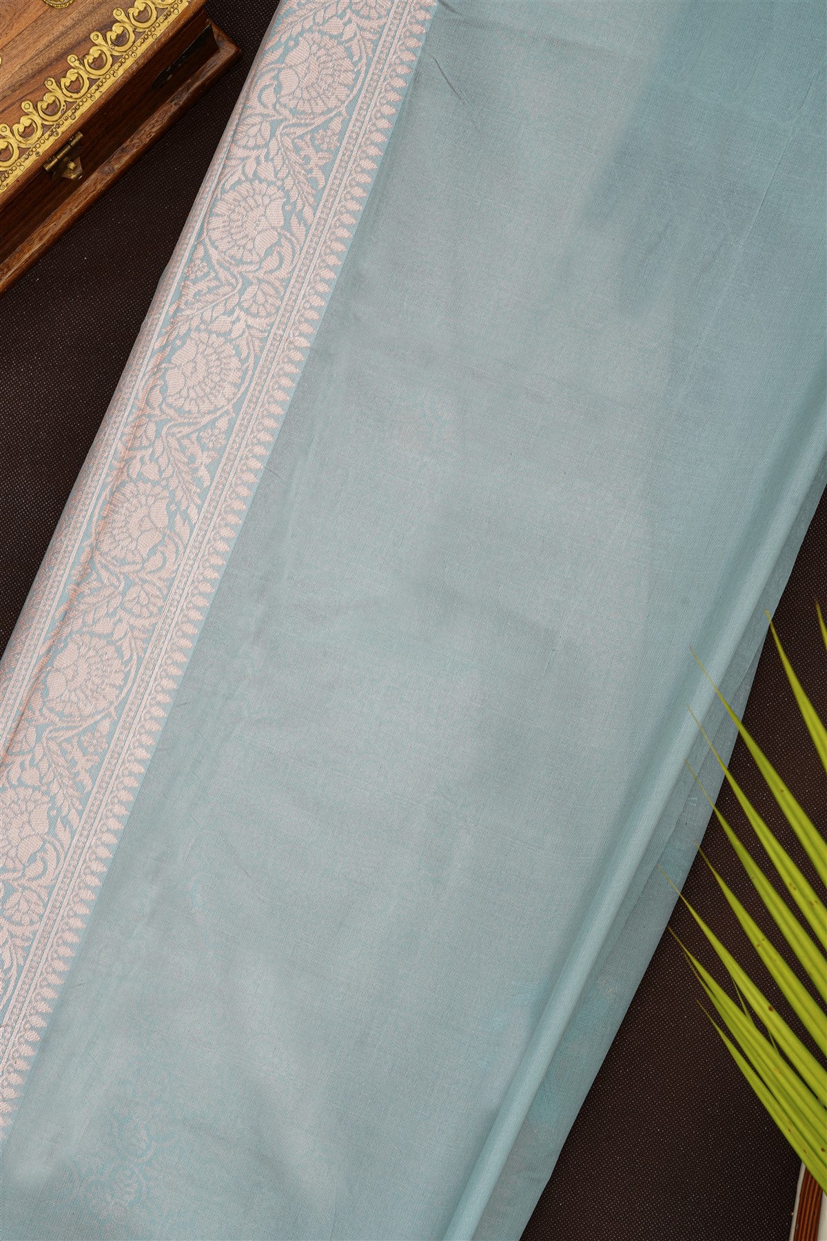 Fancy Silk Blend Lavender Saree
