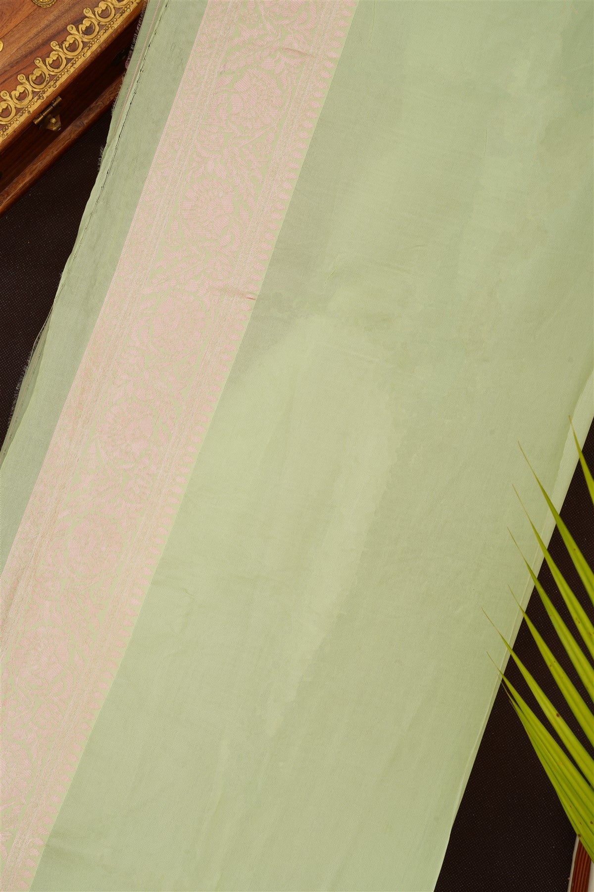 Fancy Silk Blend Light Purple Saree