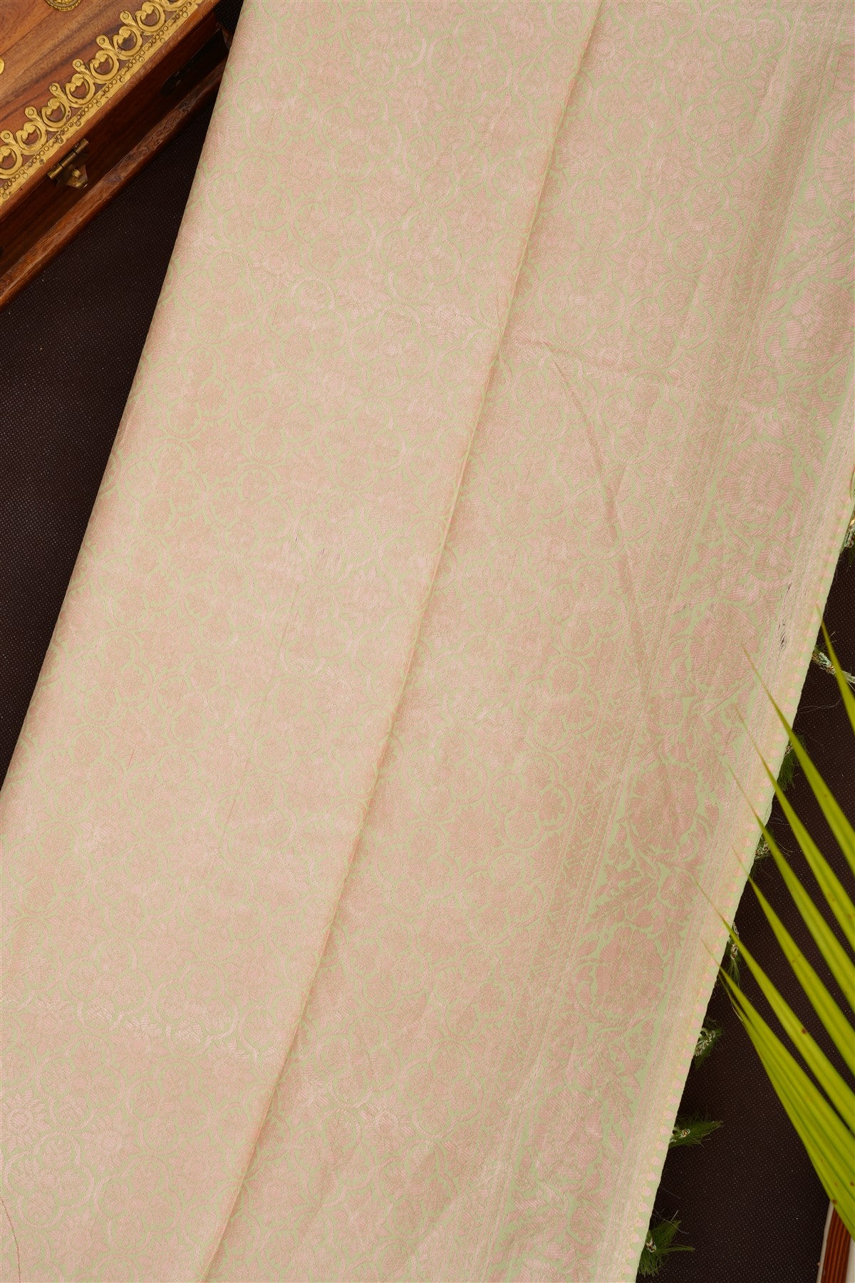 Fancy Silk Blend Light Purple Saree