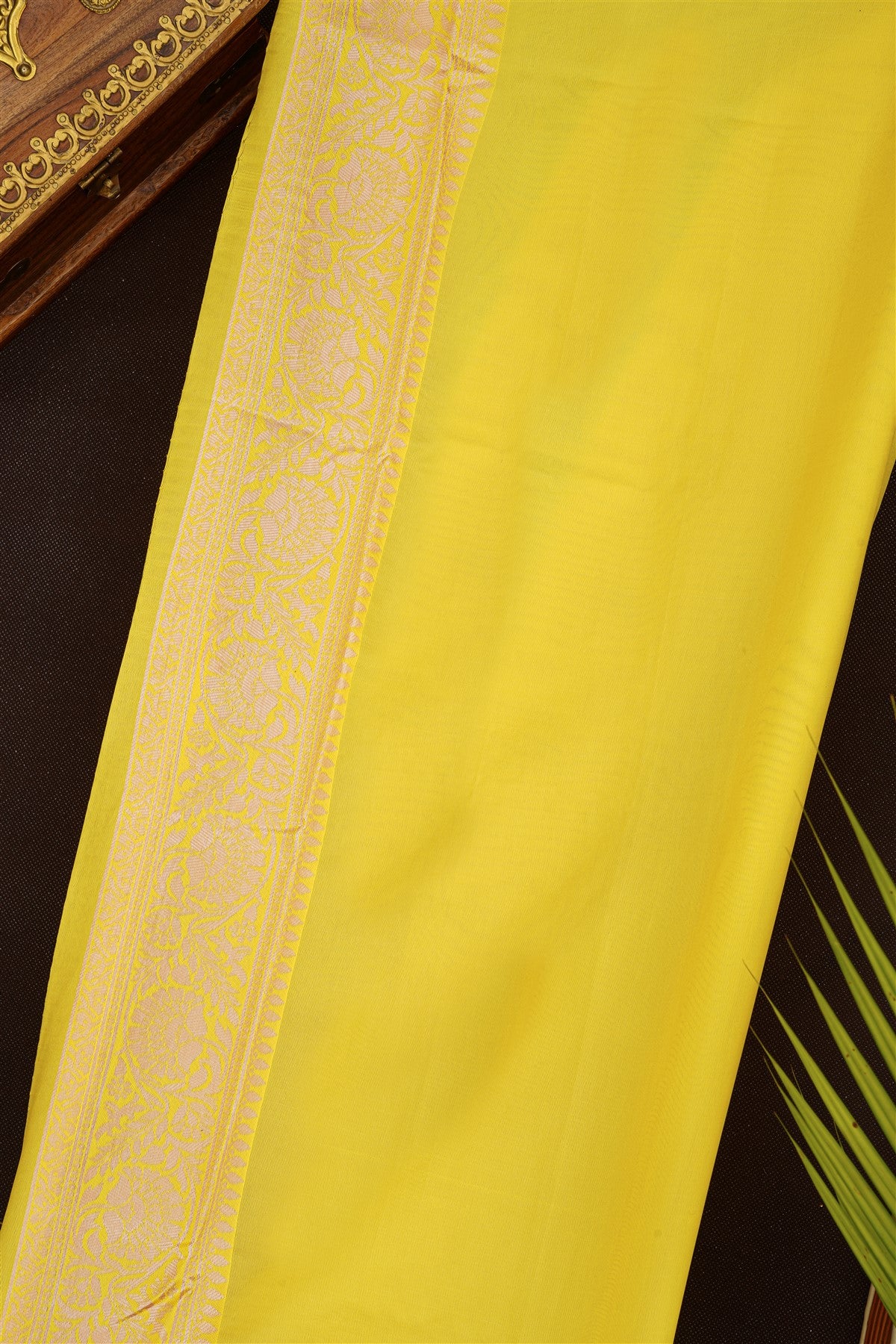 Fancy Silk Blend Sky Blue Saree