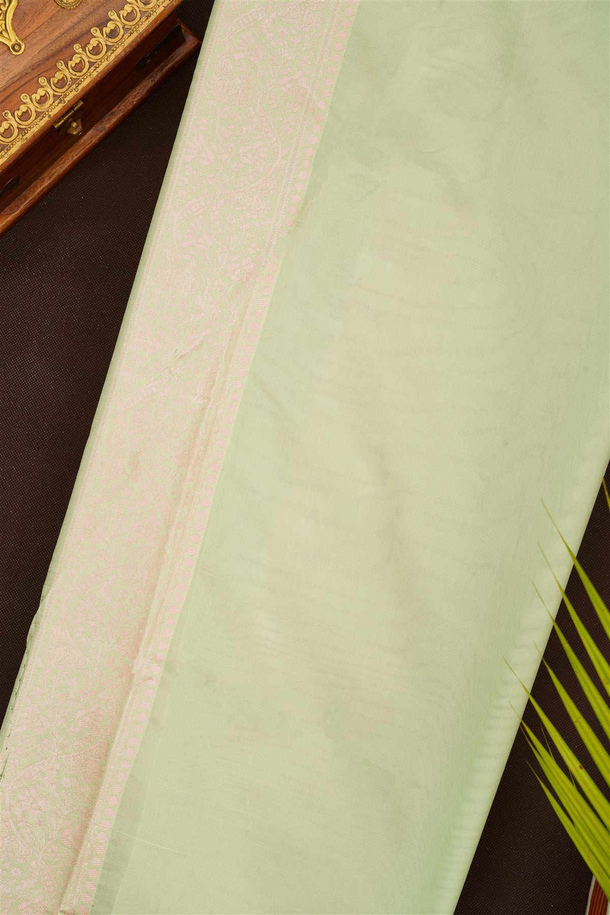 Fancy Silk Blend Light Purple Saree