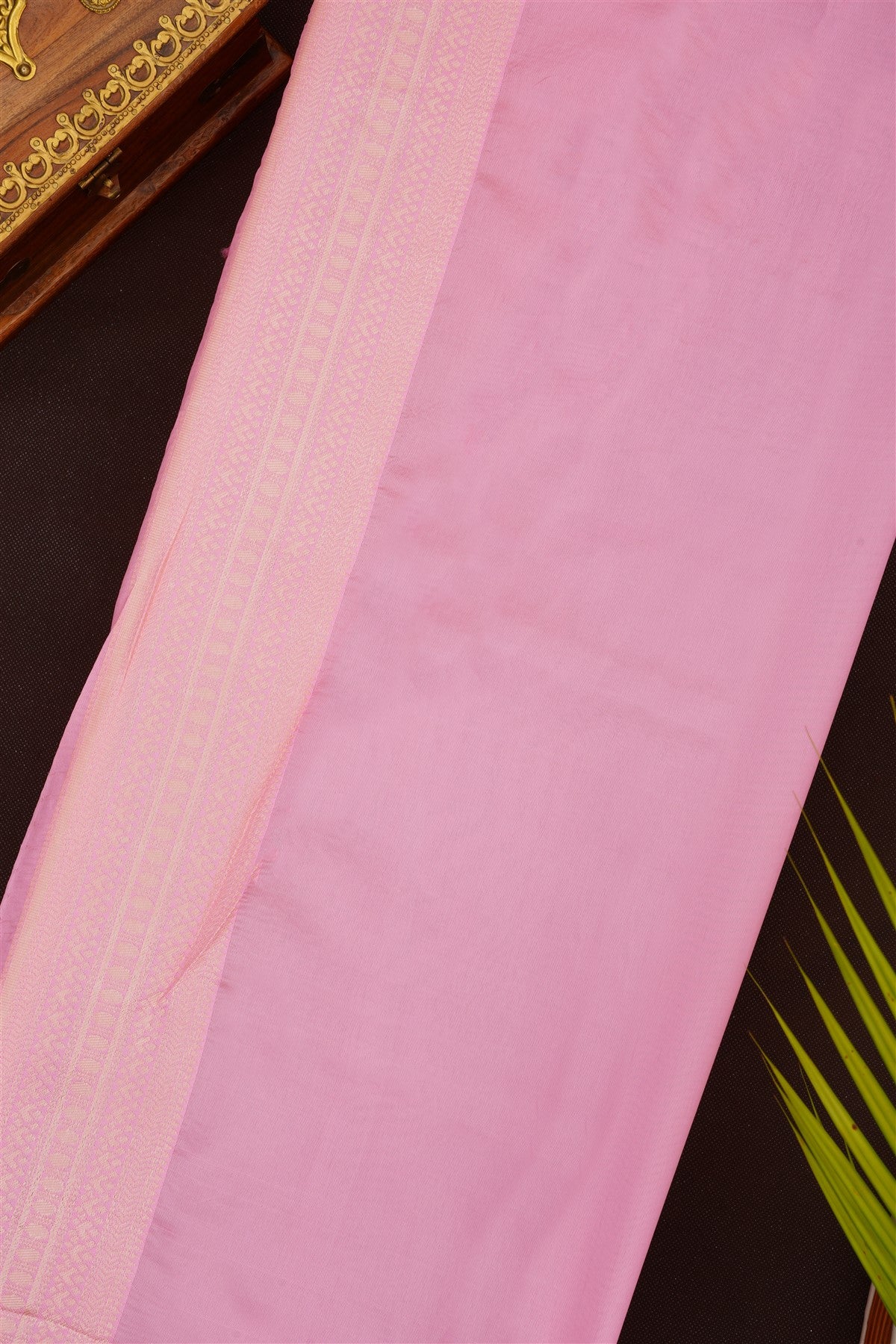 Fancy Silk Blend Blue Saree