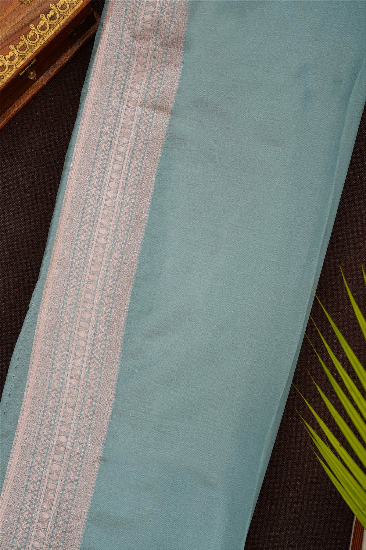 Fancy Silk Blend Lavender Saree