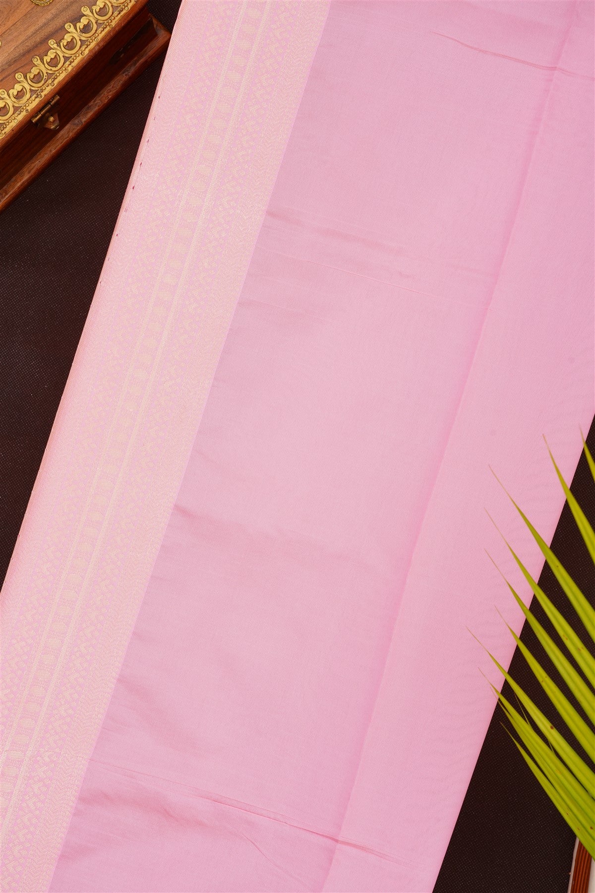 Fancy Silk Blend Slate Grey Saree