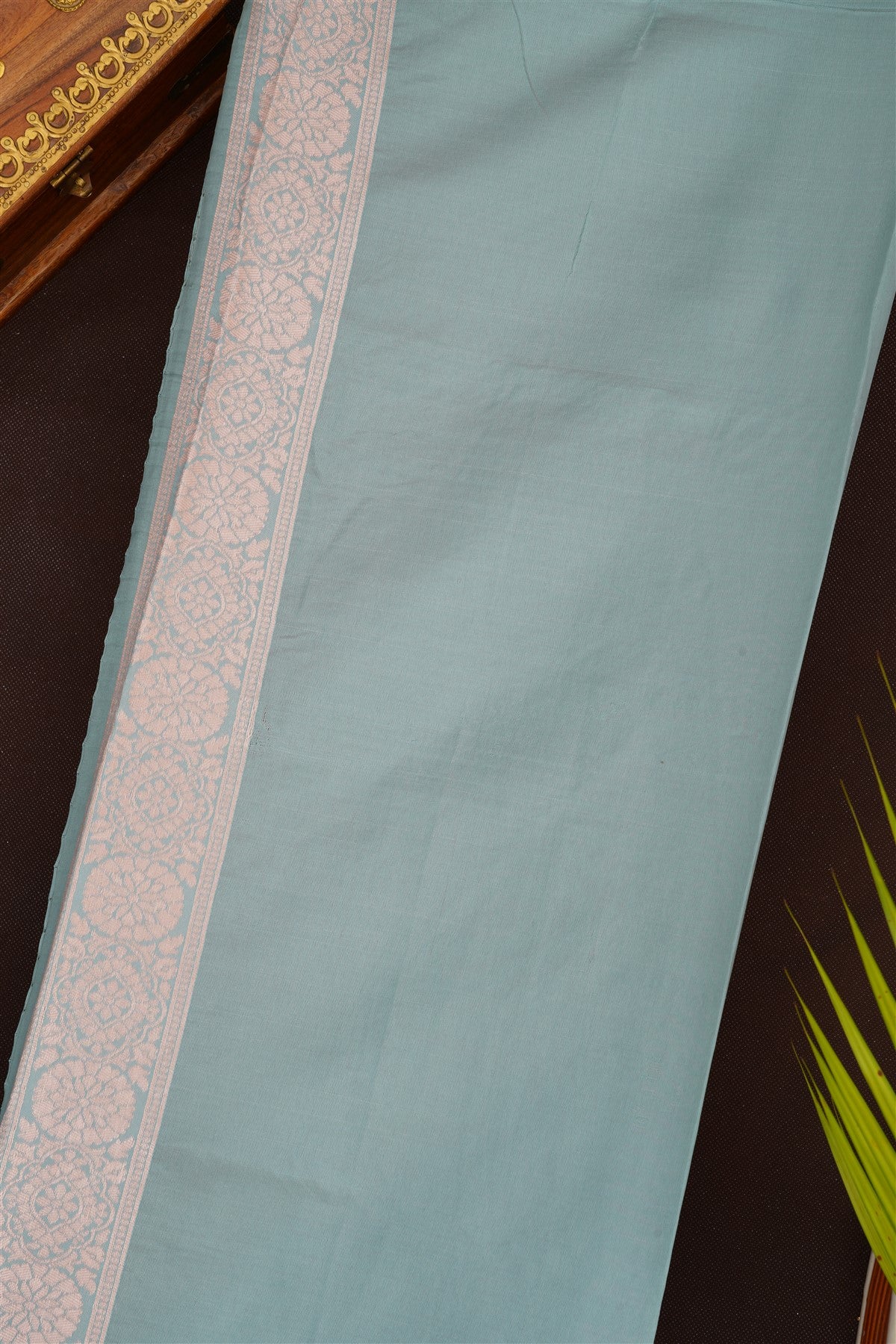 Fancy Silk Blend Lavender Saree