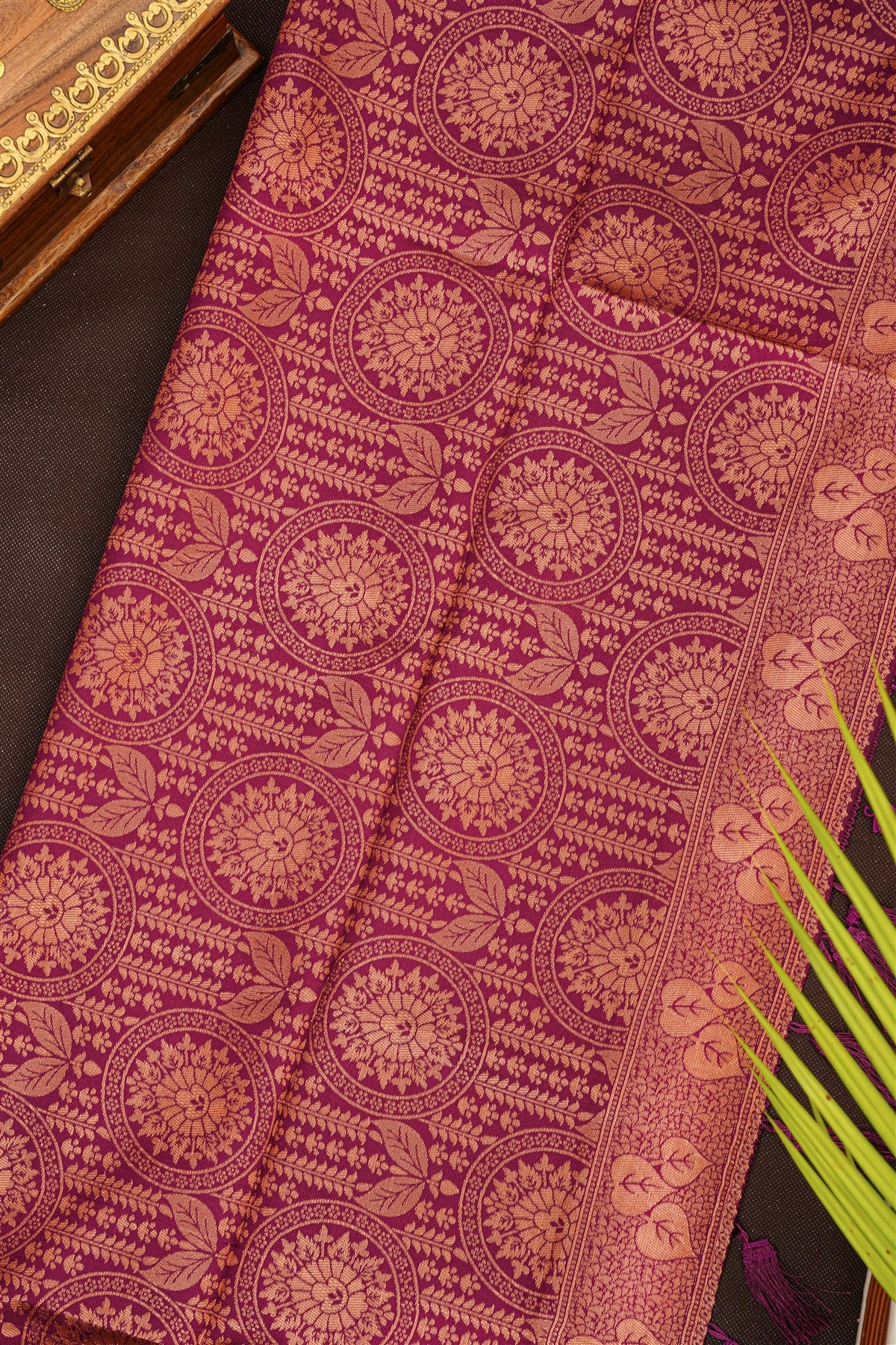 Fancy Silk Blend Light Pink Saree