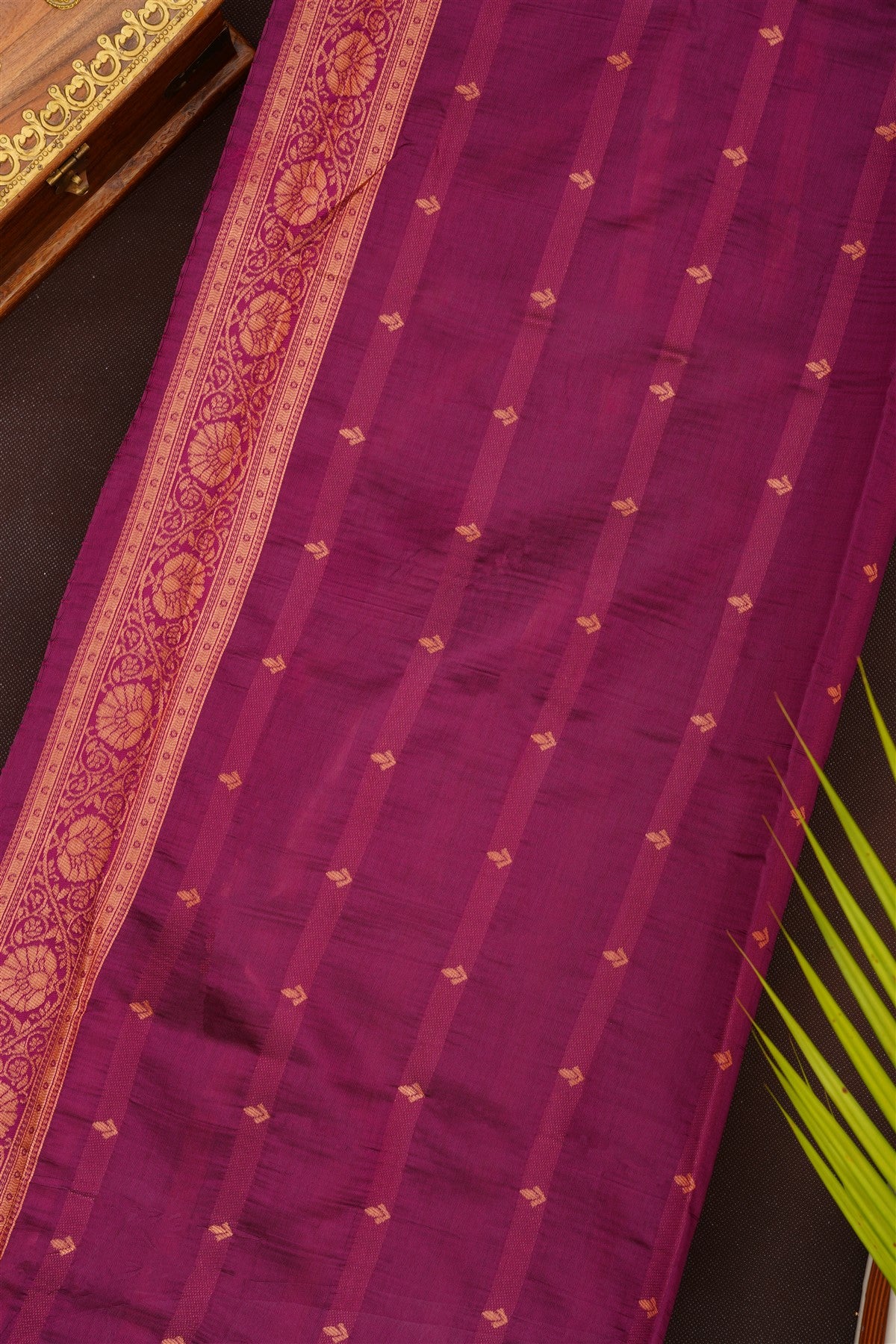 Fancy Silk Blend Light Pink Saree