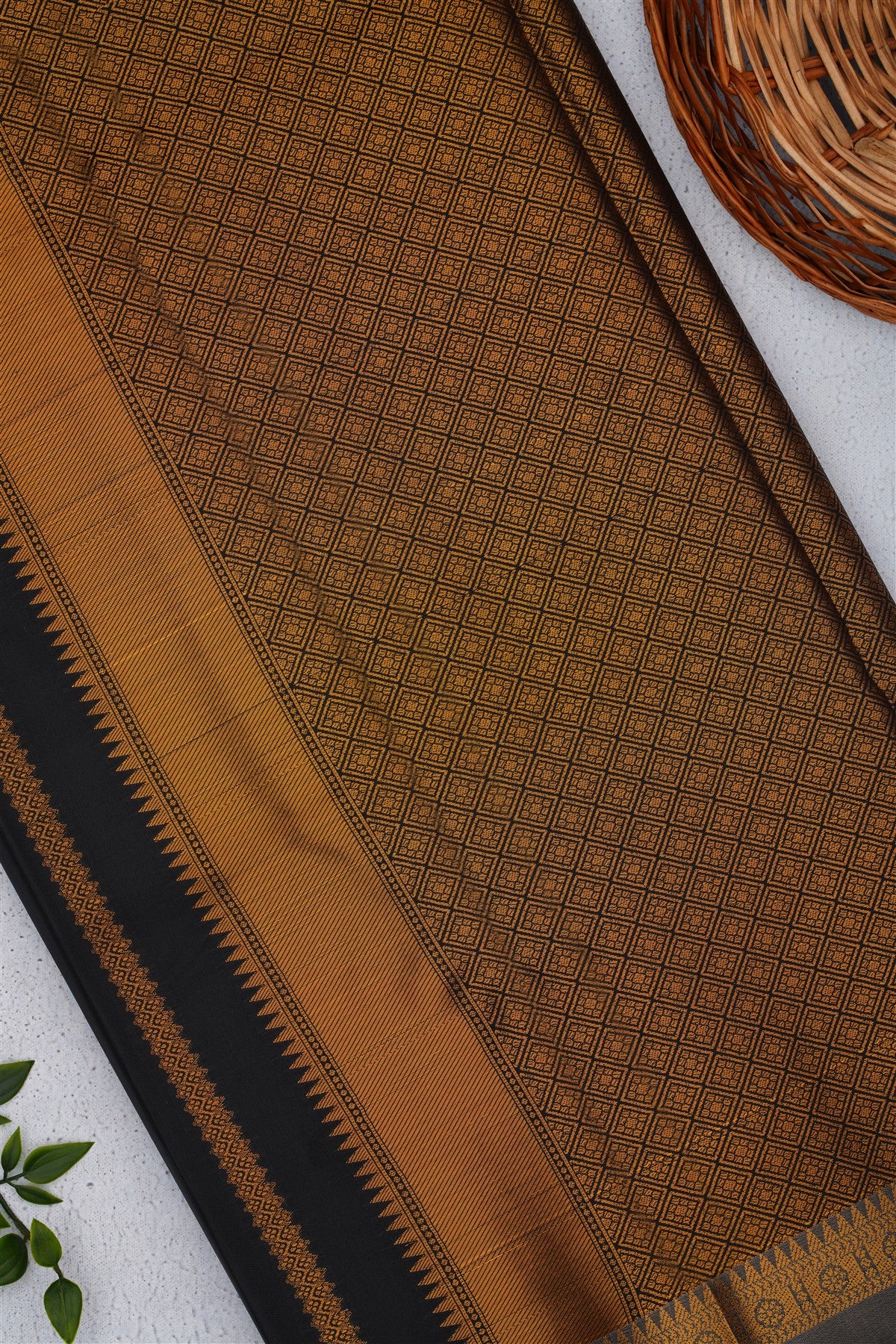Mysore Silk Black Saree