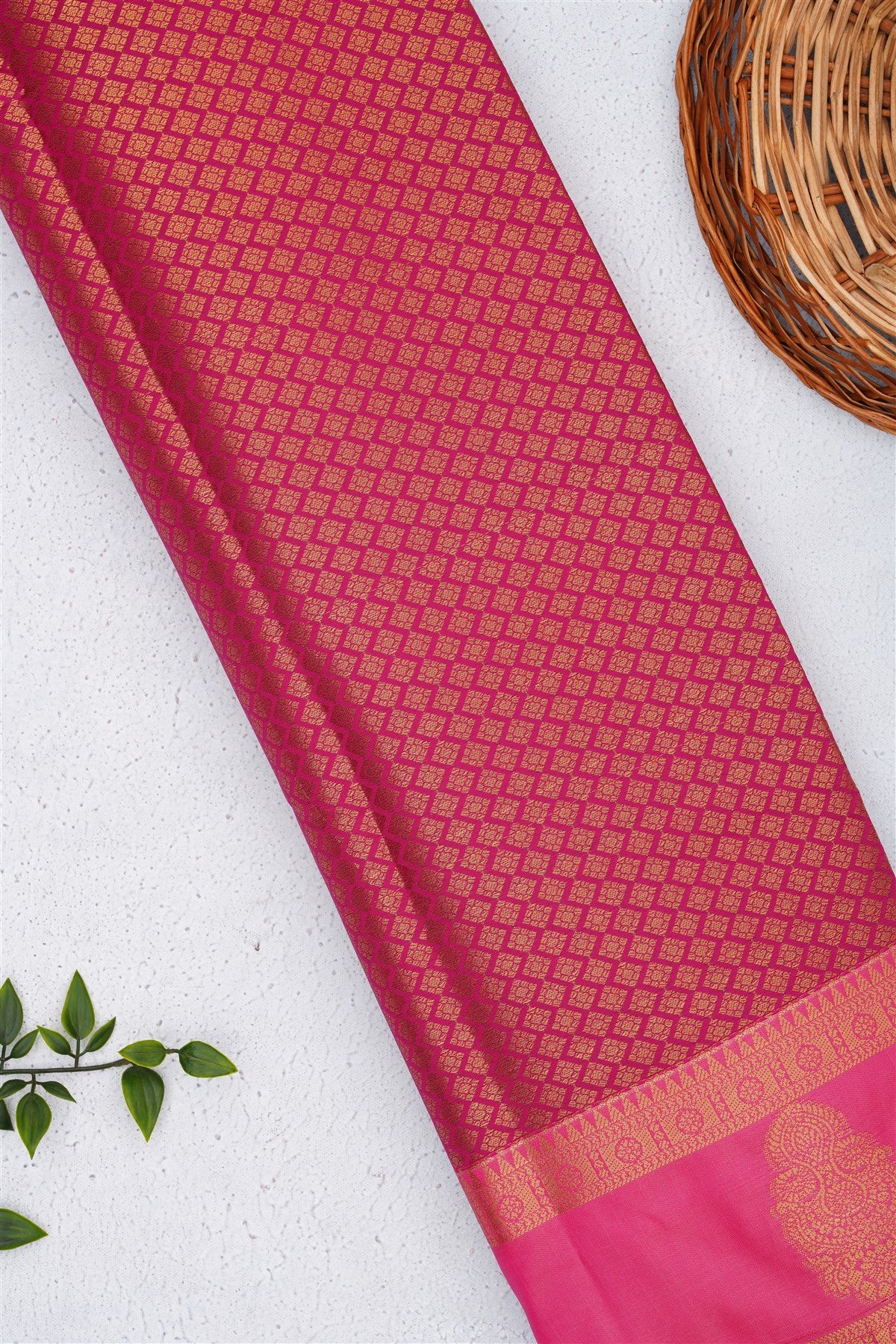Mysore Silk Magenta Saree