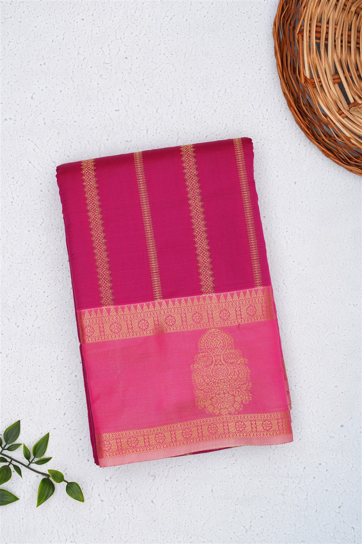 Mysore Silk Magenta Saree