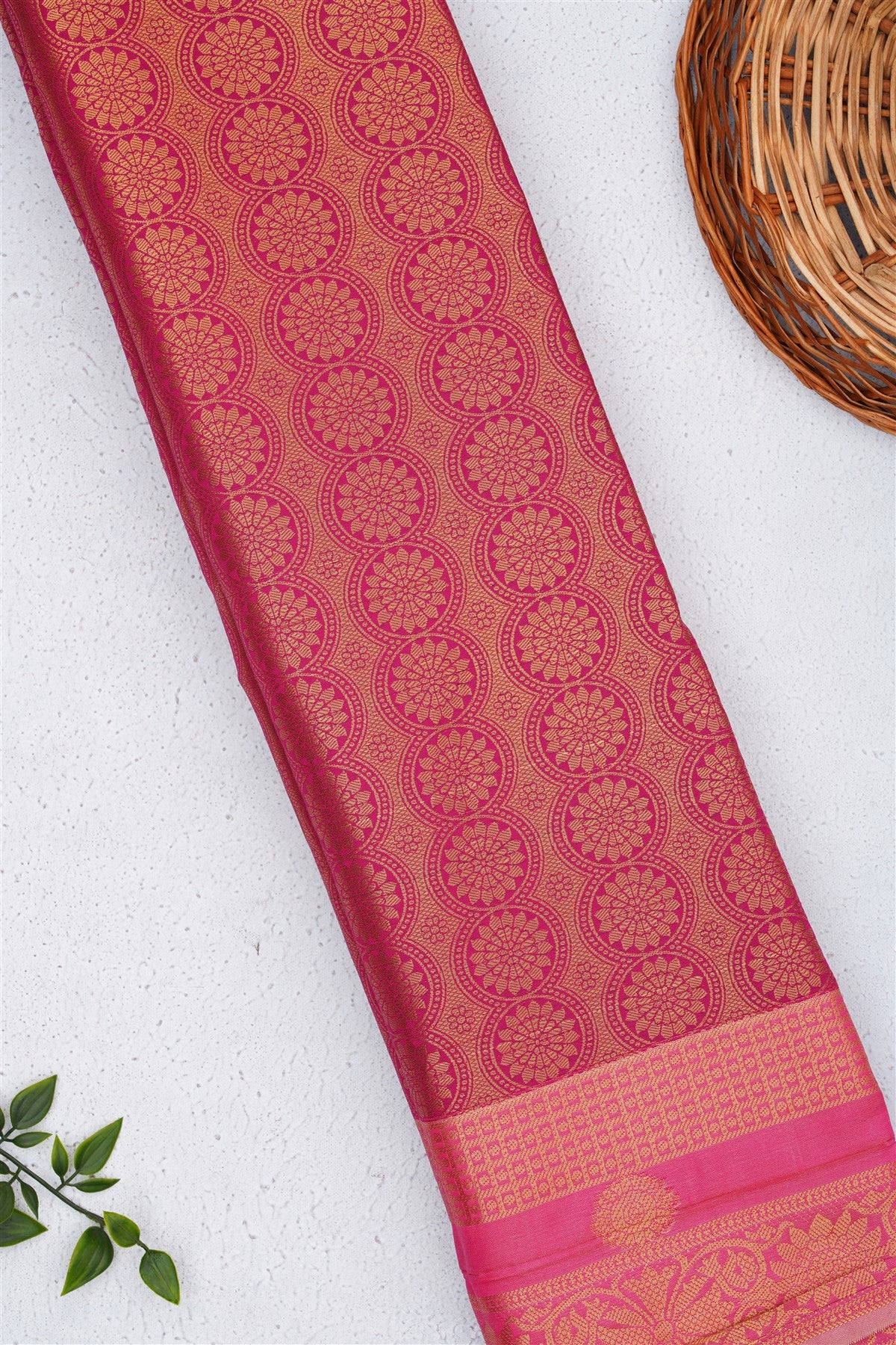 Banarasi Silk Magenta Saree