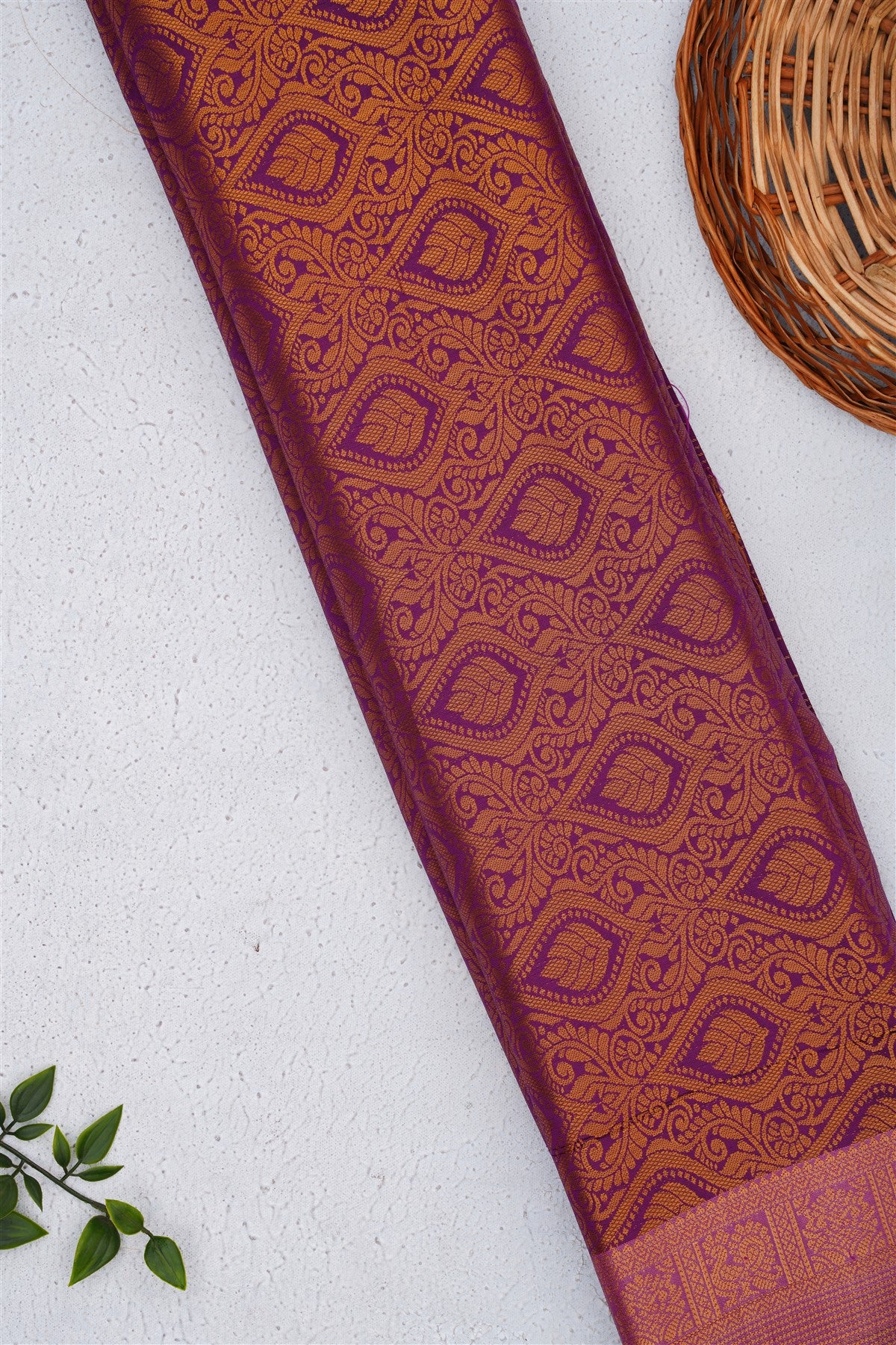 Mysore Silk Purple Saree