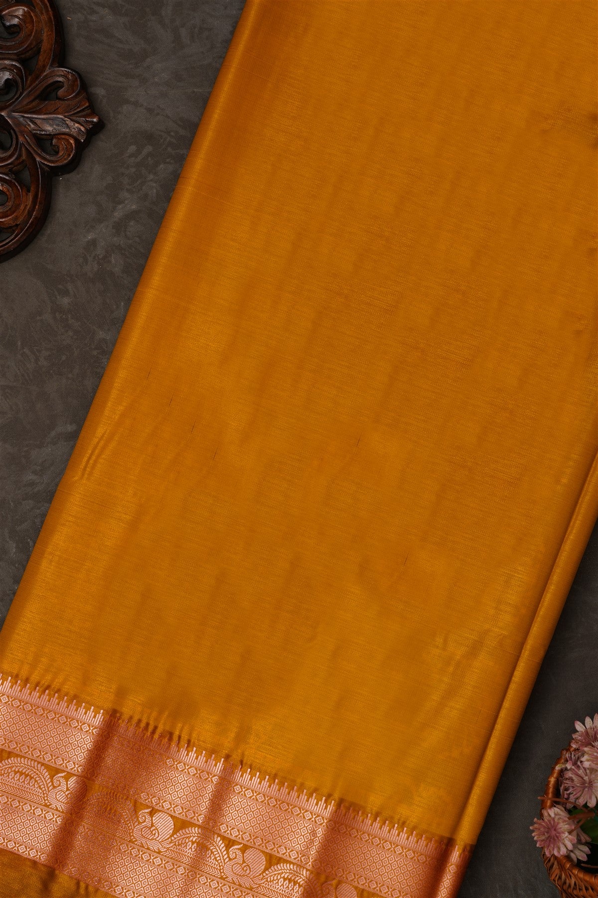 Mou Banaras Silk Dark Purple Saree