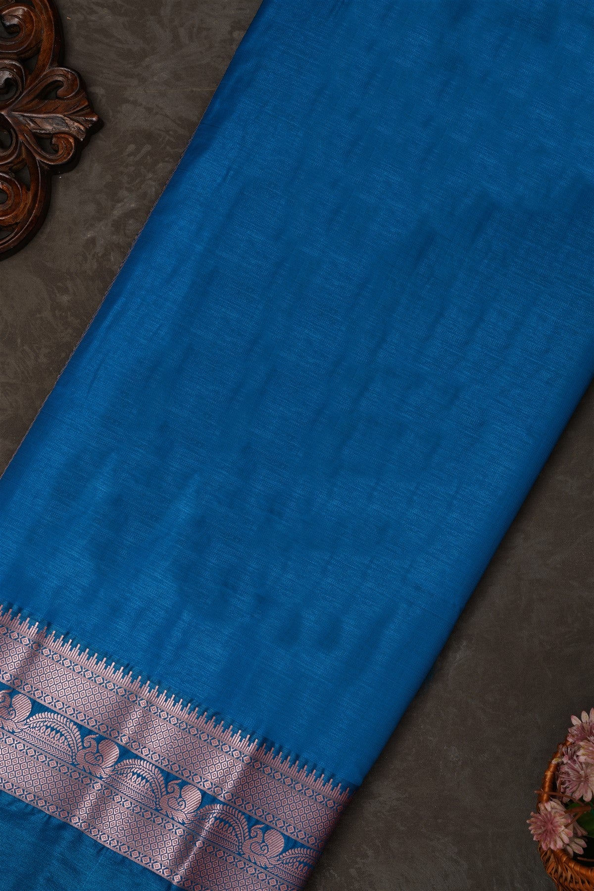 Mou Banaras Silk Lime Green Saree