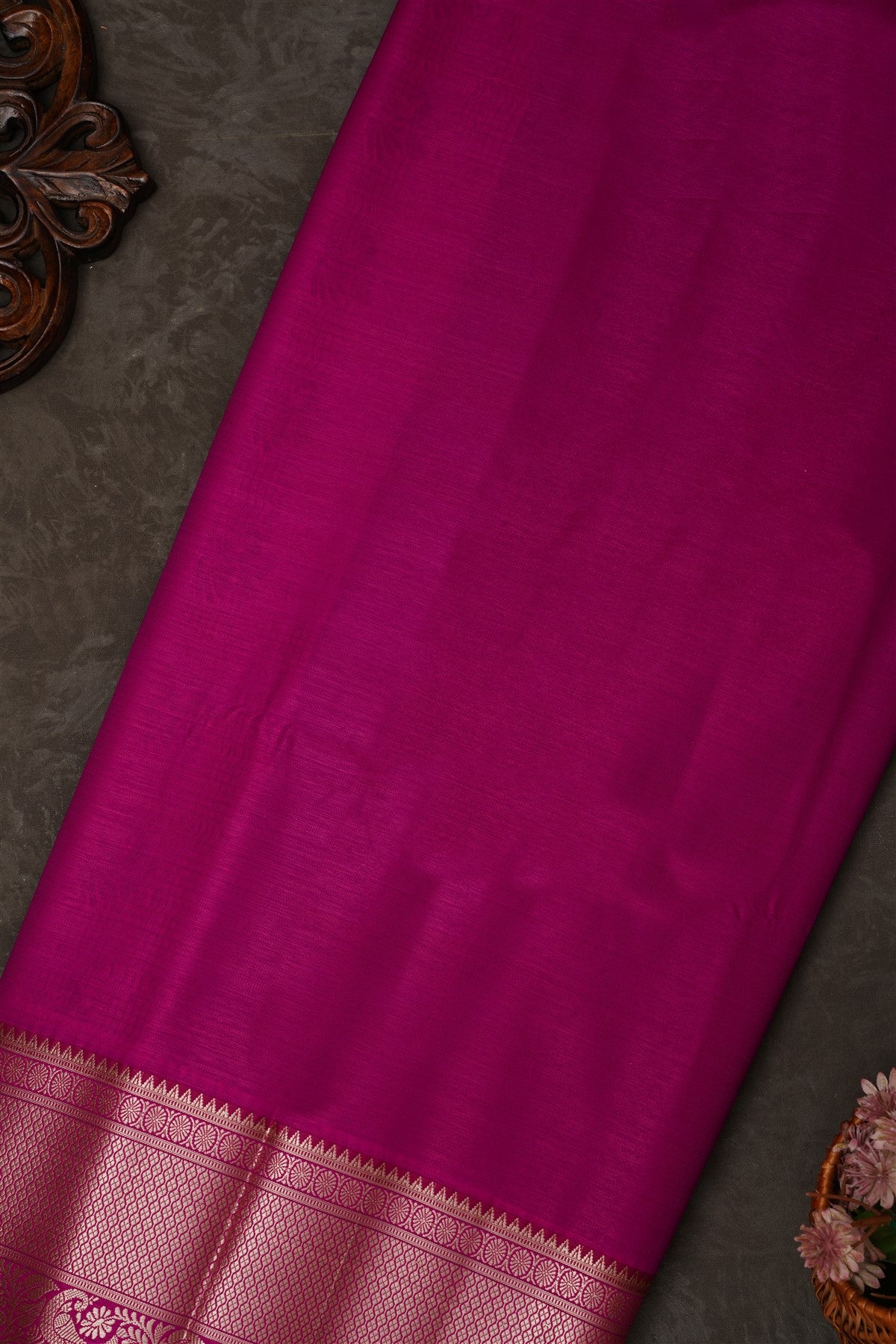 Mou Banaras Silk Light Green Saree