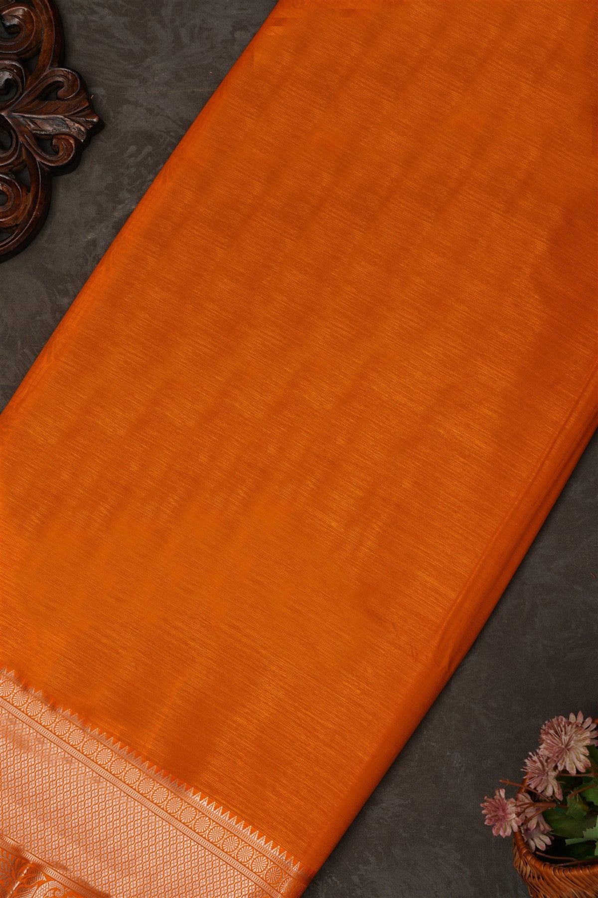 Mou Banaras Silk Purple Saree