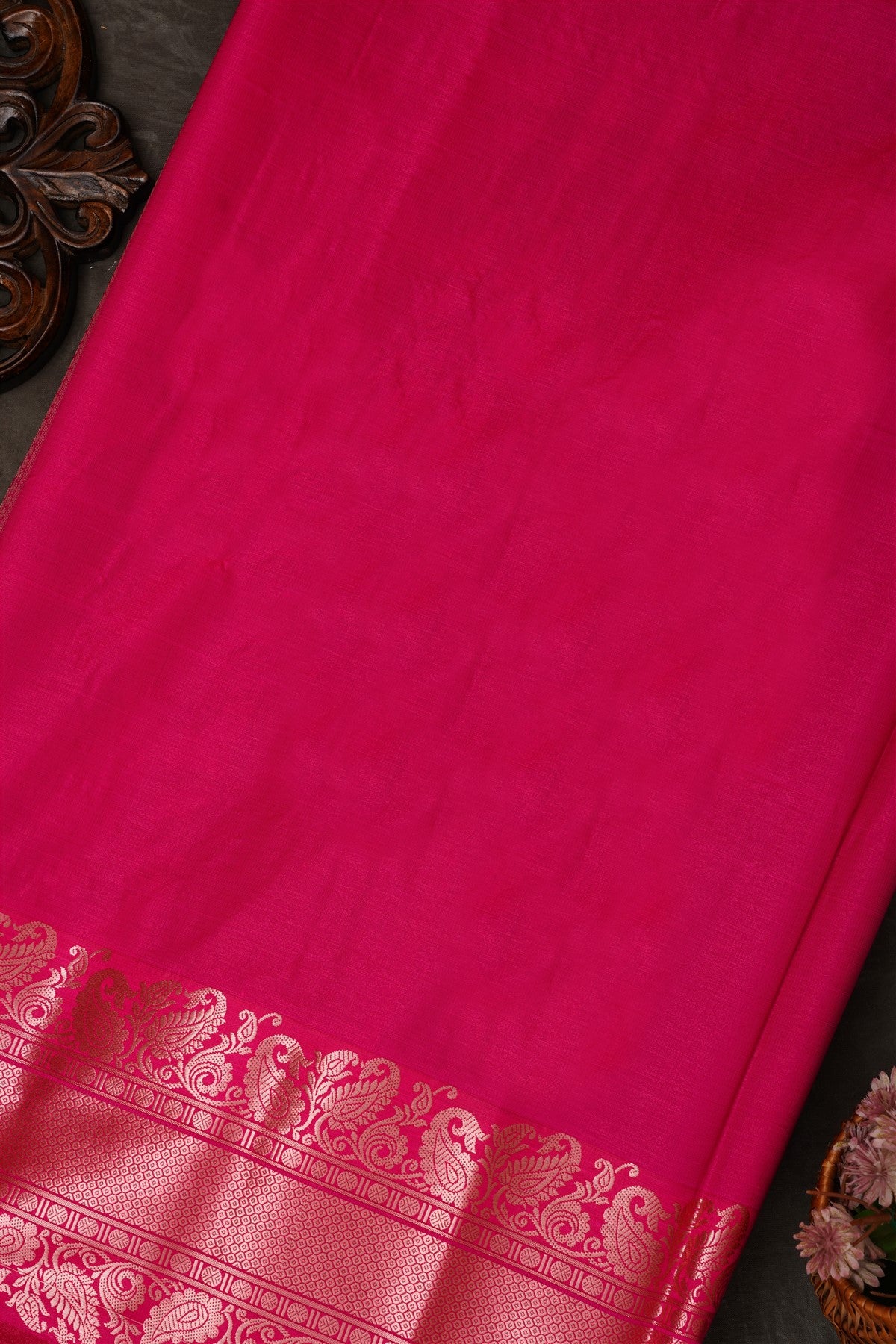 Mou Banaras Silk Light Green Saree